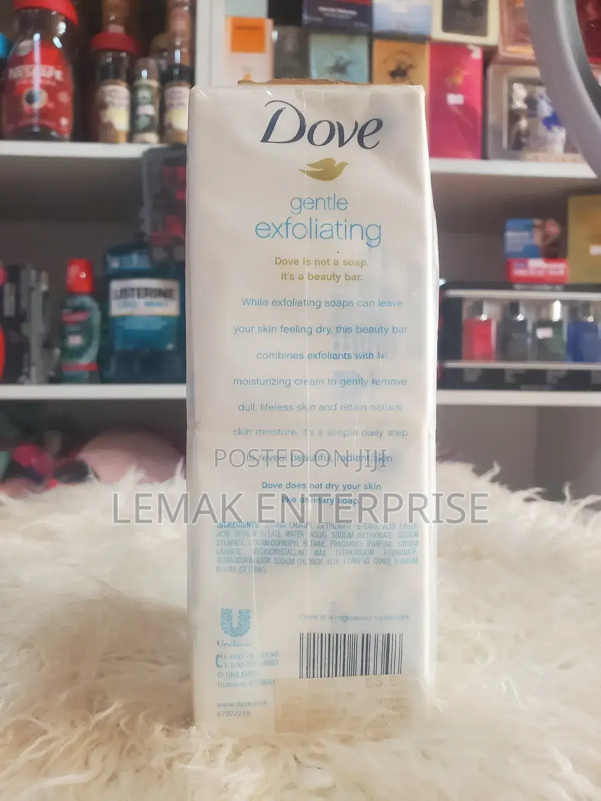 Dove Gentle Exfoliating Beauty 6 Bars Soap