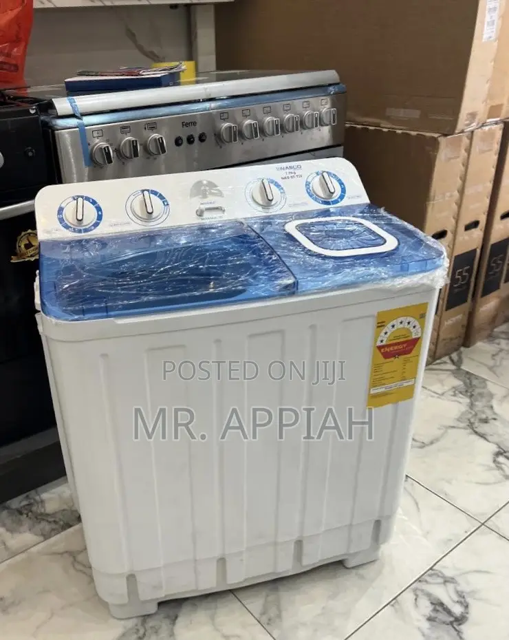Latest Nasco 7kg Twin Tub Electric Washing Machine(Plastic)