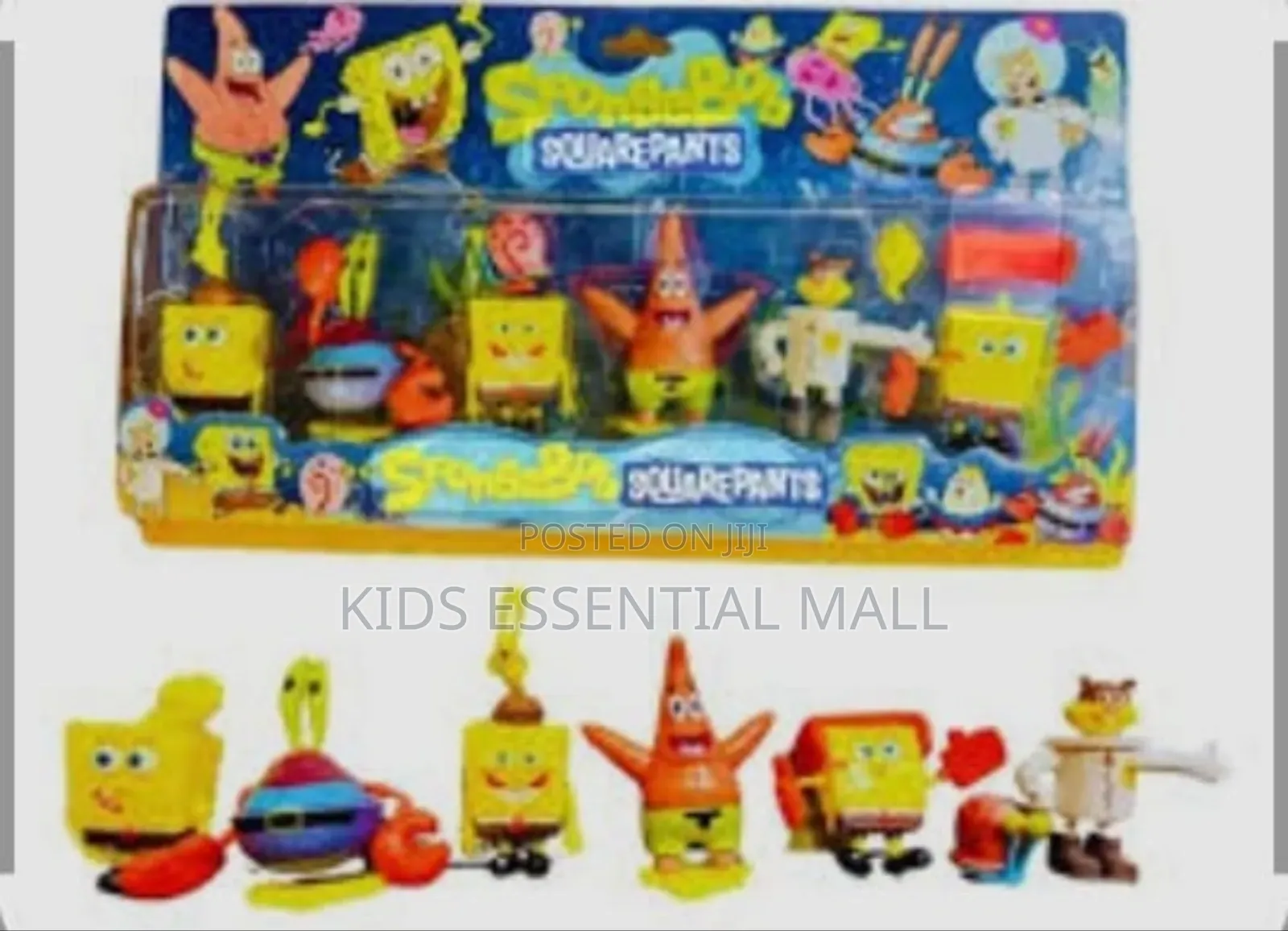 Sponge Bob Square Pant Action Figures Set for Kids