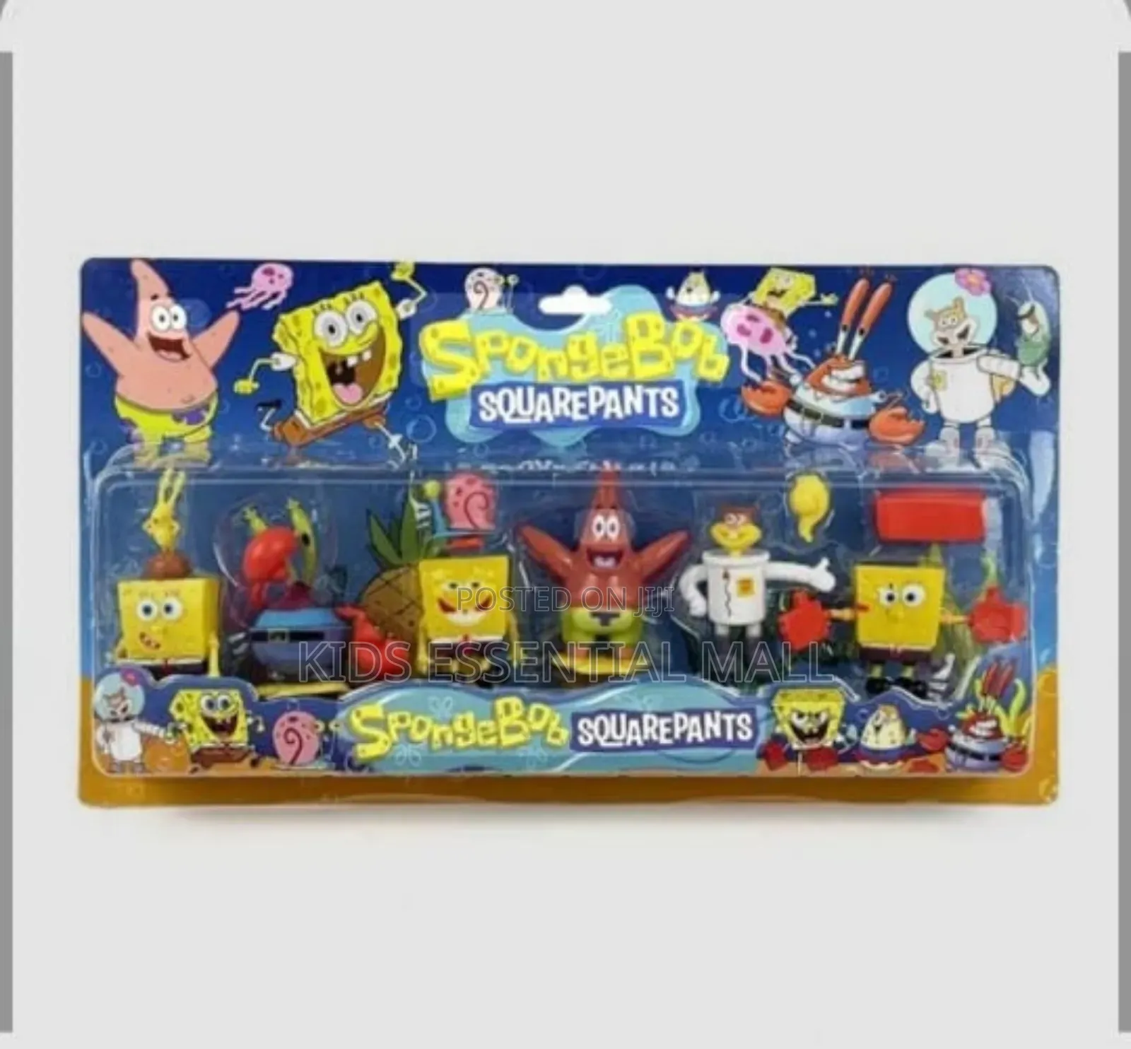 Sponge Bob Square Pant Action Figures Set for Kids
