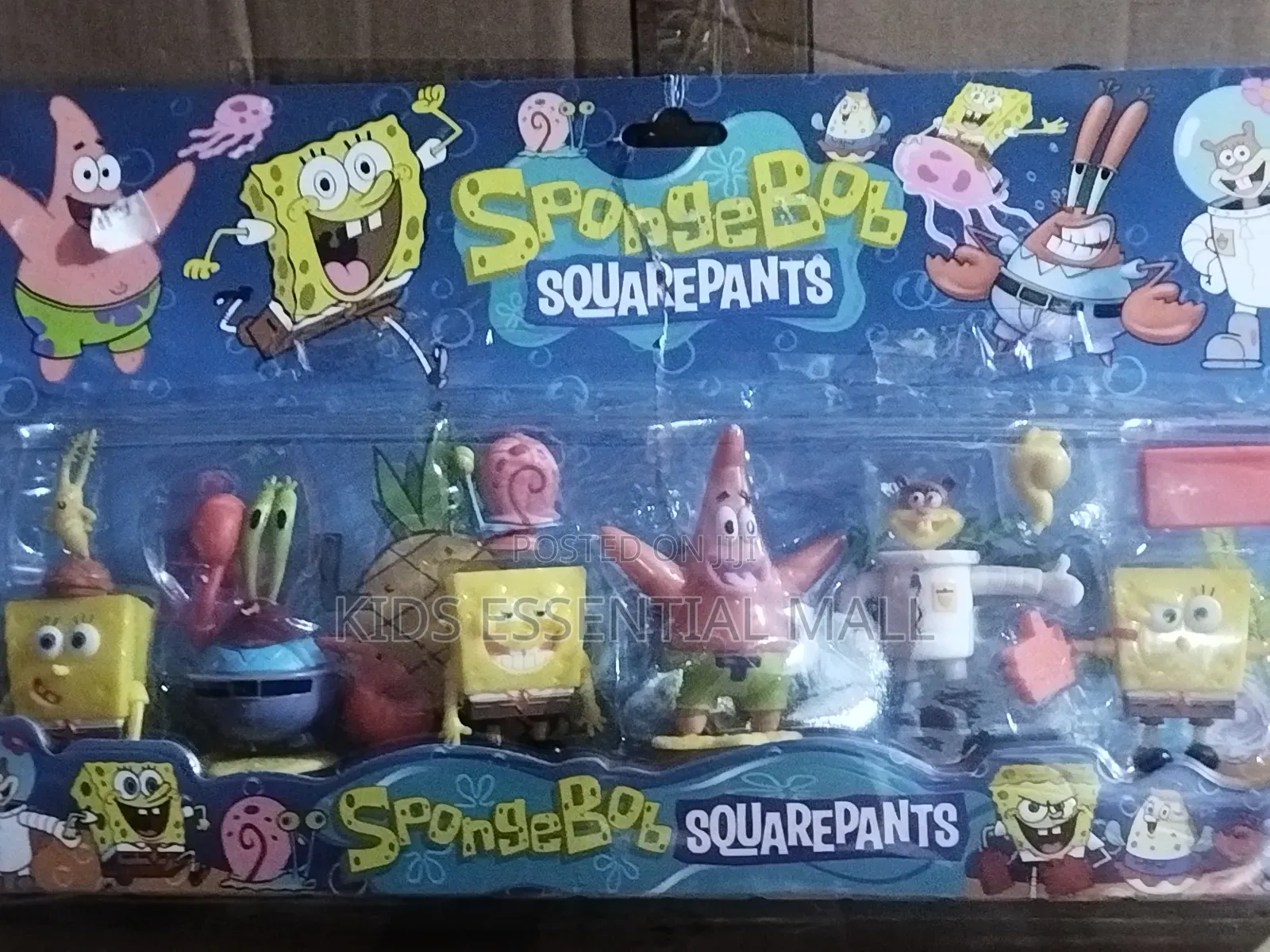 Sponge Bob Square Pant Action Figures Set for Kids
