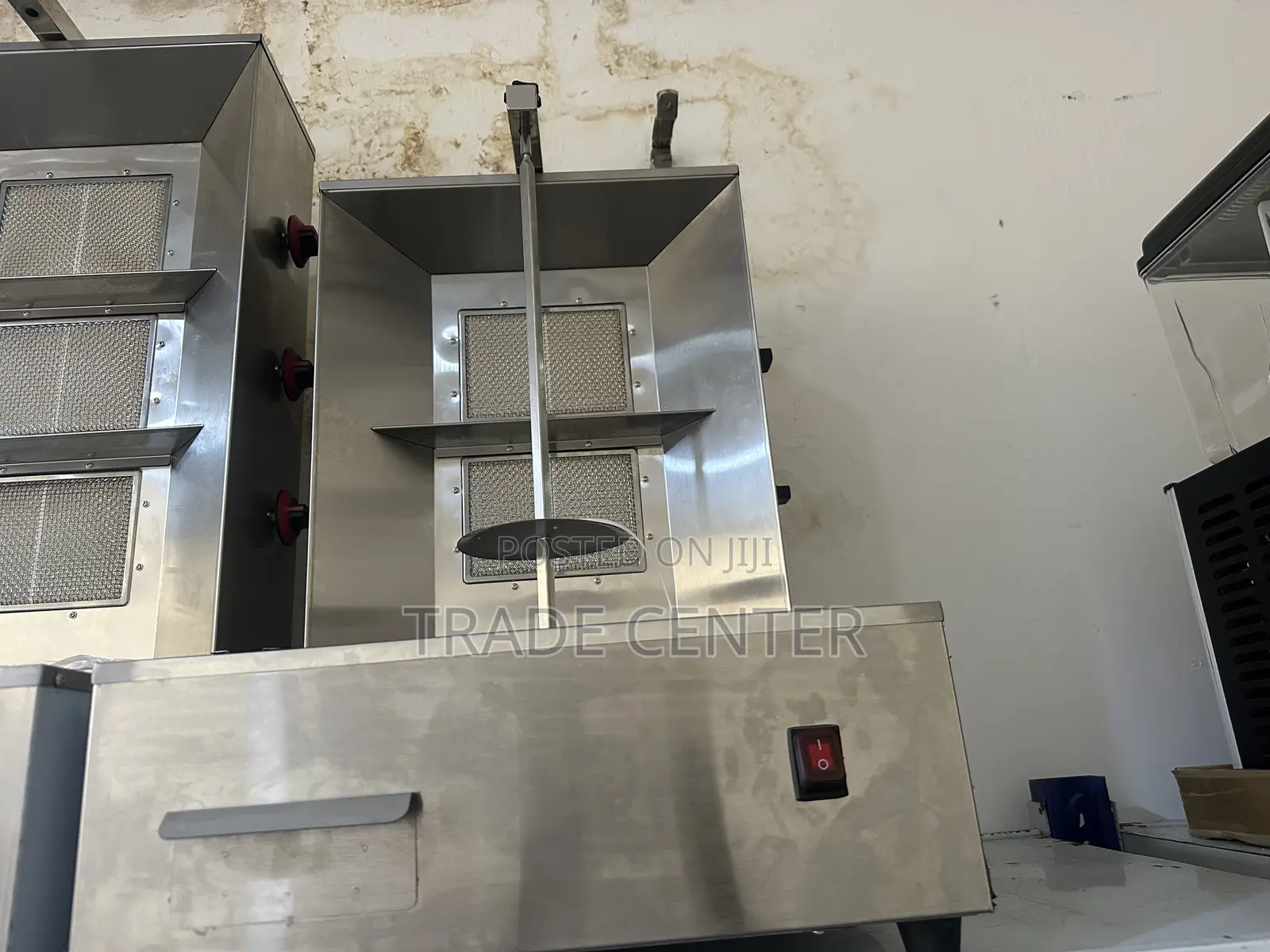 High Quality 2 Burner (Gas) Shawarma Machine
