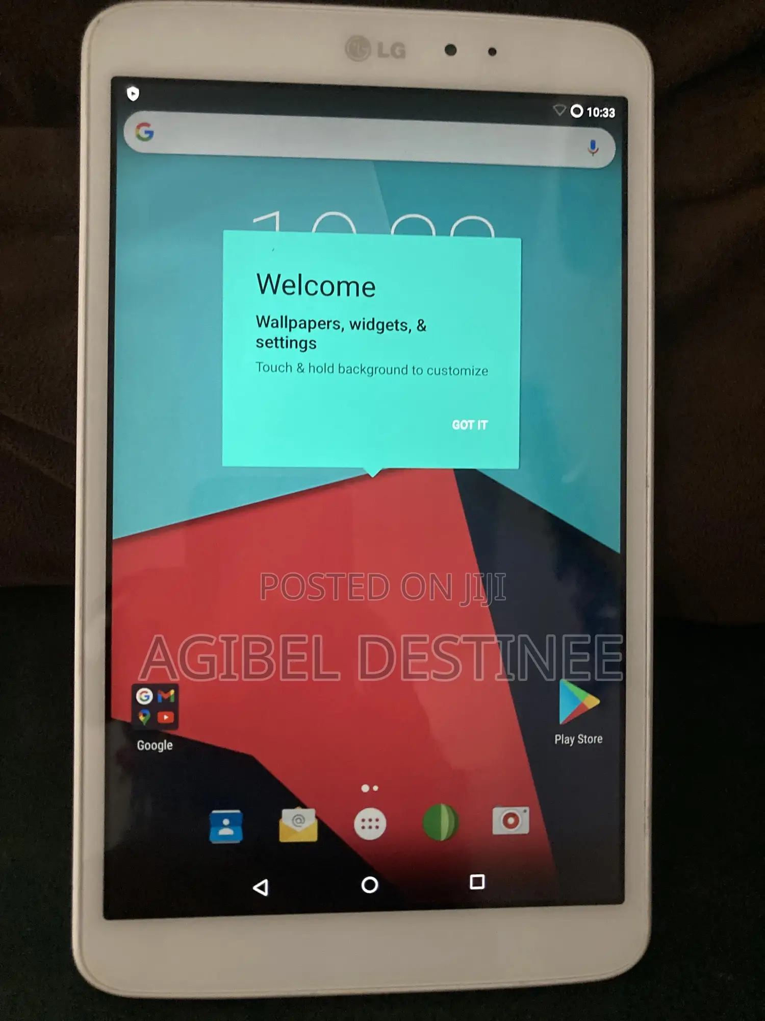 LG G Pad 8.3 LTE 16 GB White