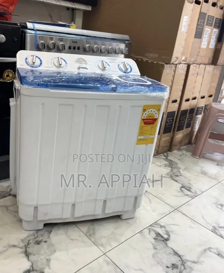 Effortless Cleaning Nasco 7kg Washing Machine With Transparent Lid.