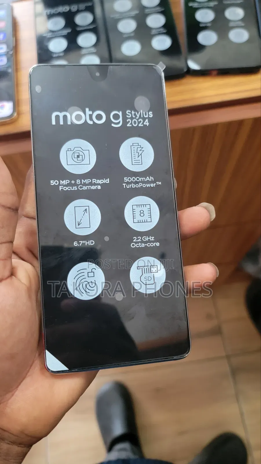 New Motorola Moto G Stylus 5G (2024) 128 GB Gold