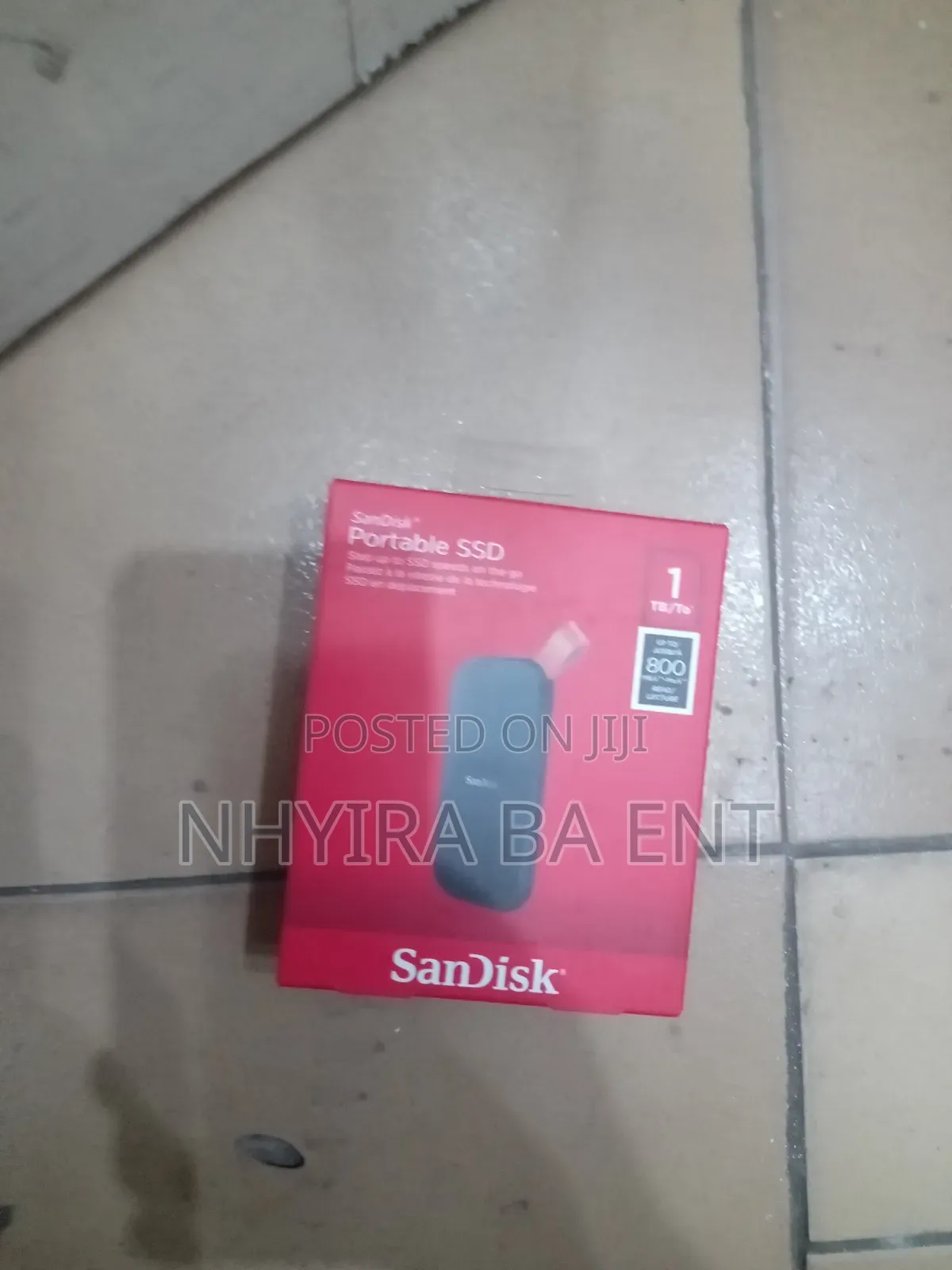 External Drive Portable SSD Sandisk 1tb