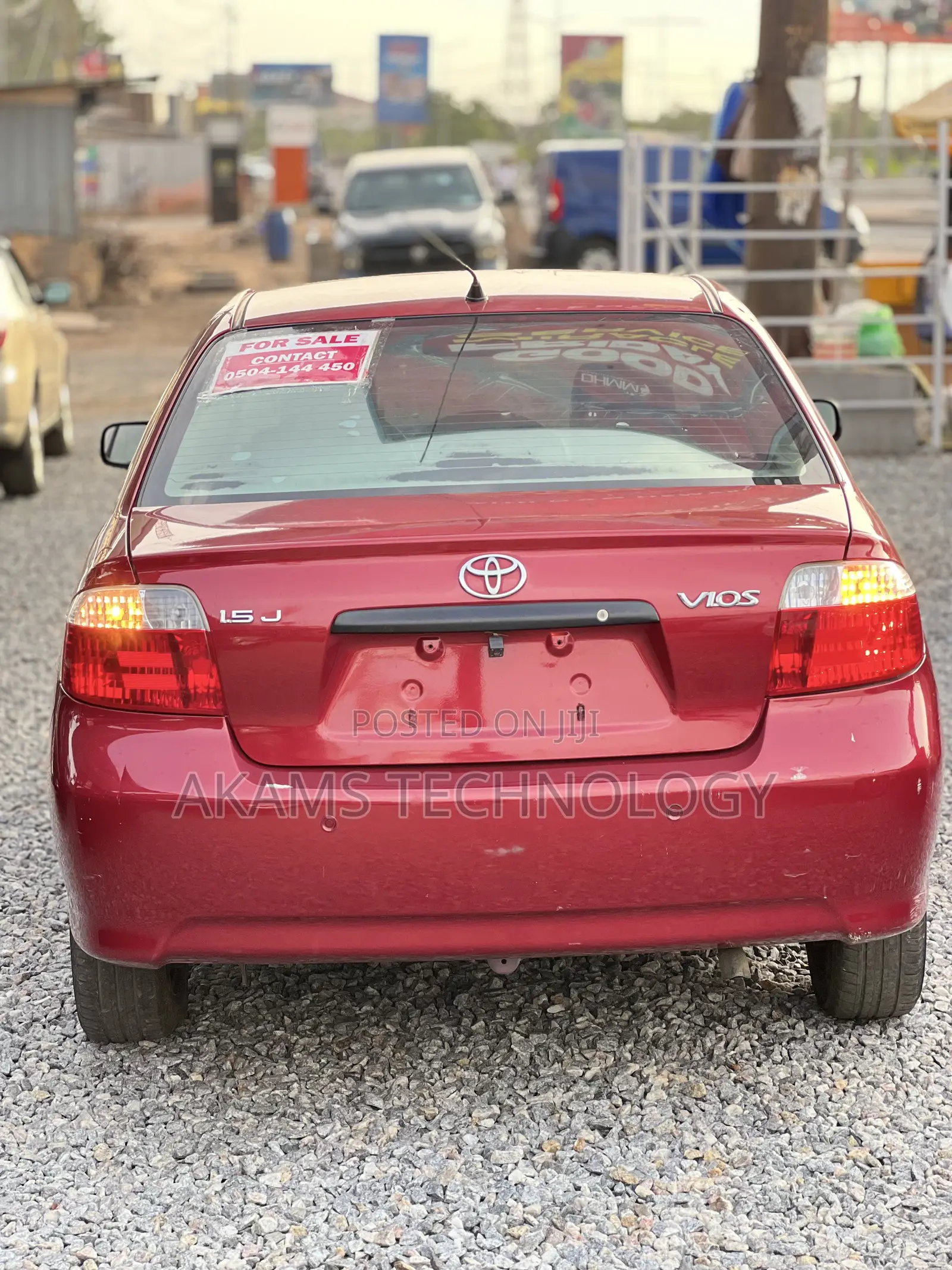 Toyota Vios 2004 Red