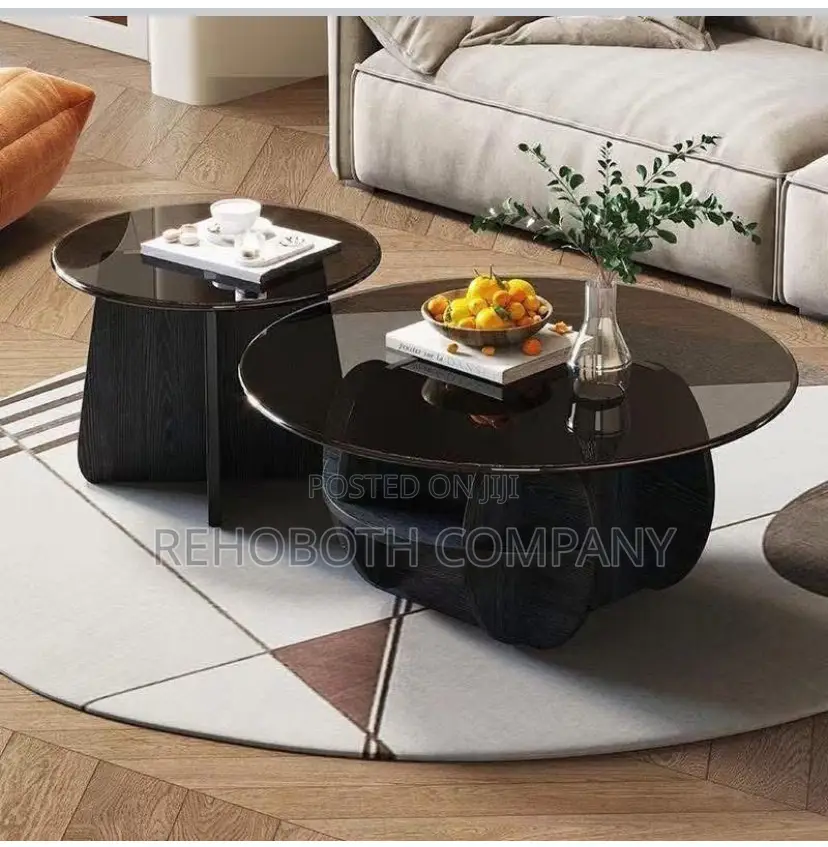 Double Glass Center Table