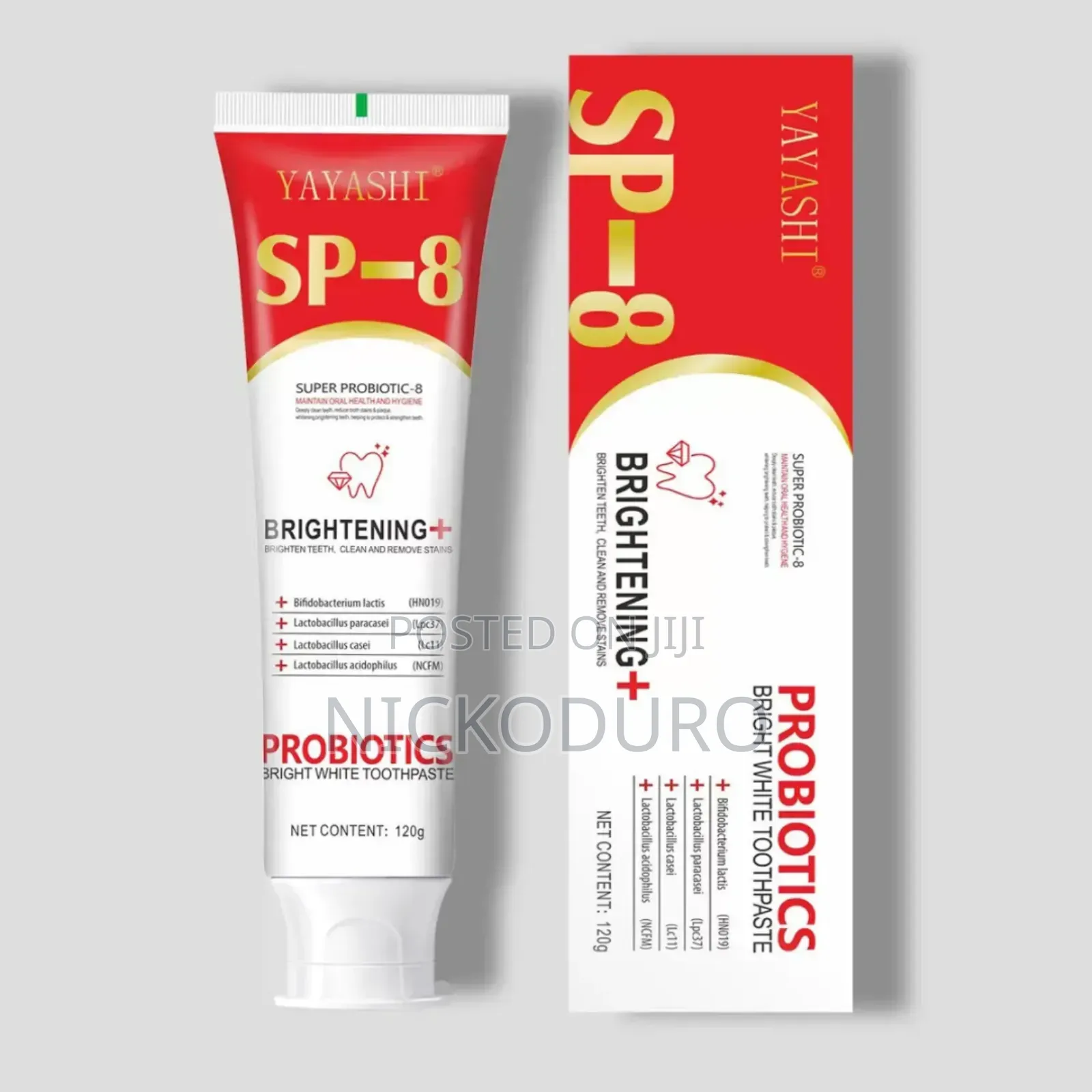 Sp-8 Probiotic Whitening Toothpaste !