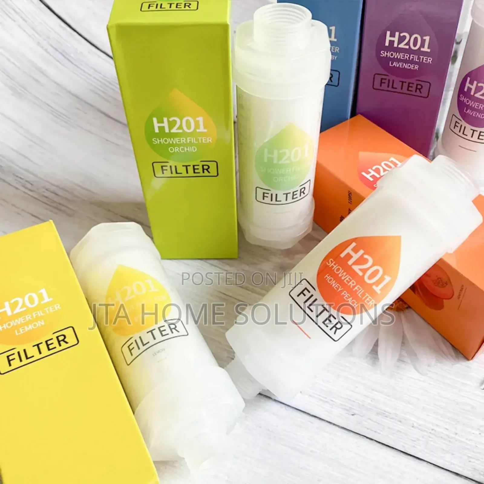 H201 Shower Filter. Removes Chlorine Hard Water. For Skin Hair