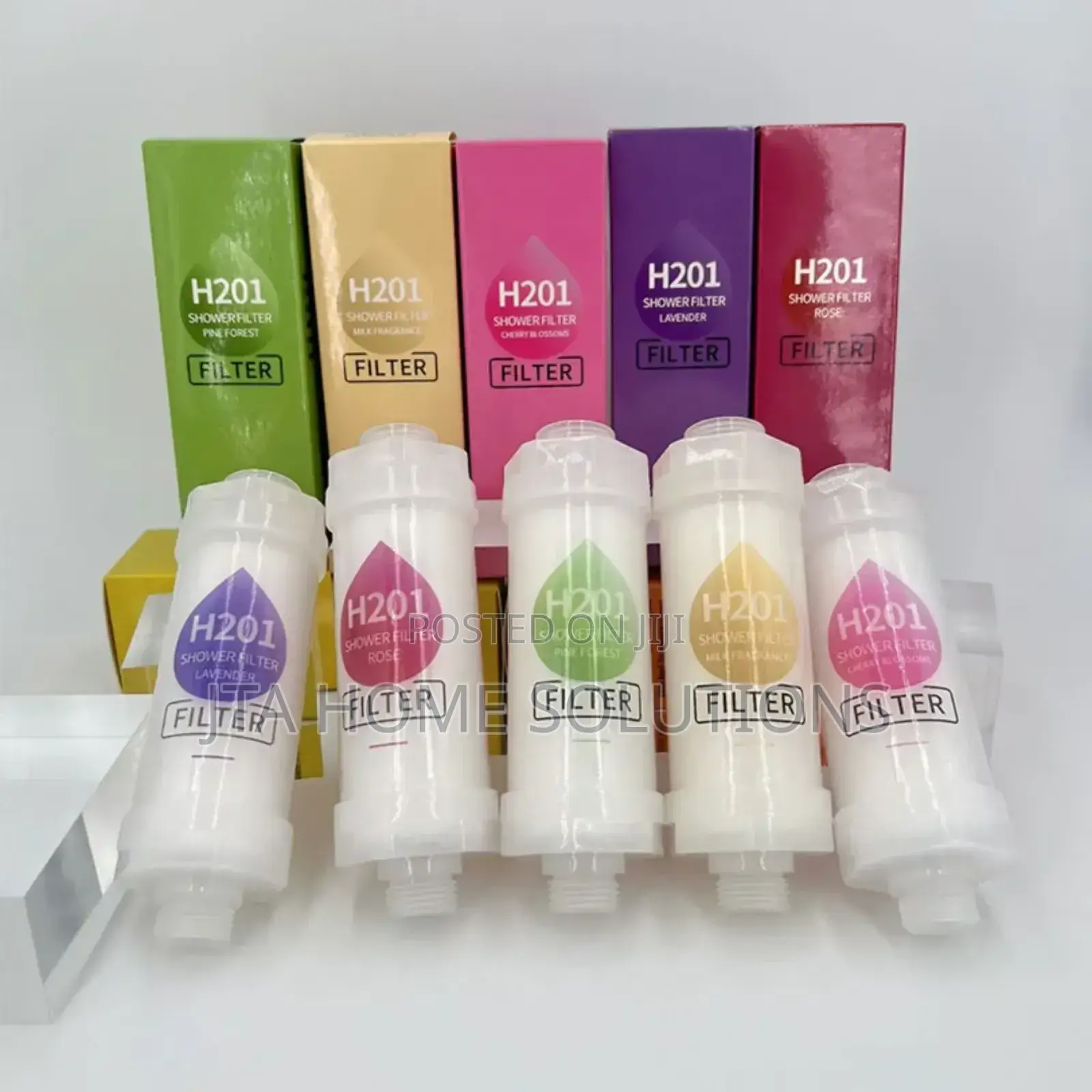 H201 Shower Filter. Removes Chlorine Hard Water. For Skin Hair