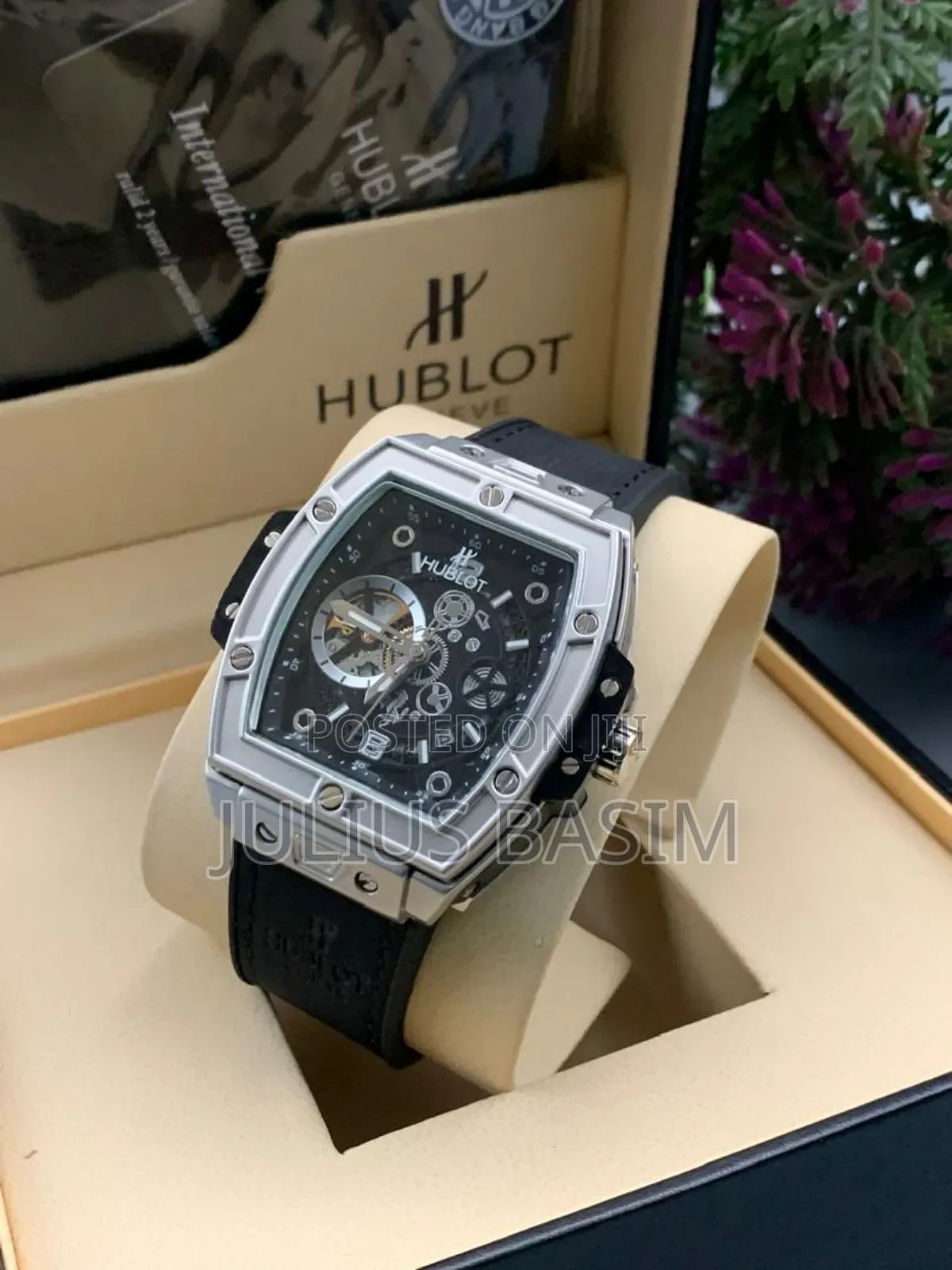 Hublot Leather Watch