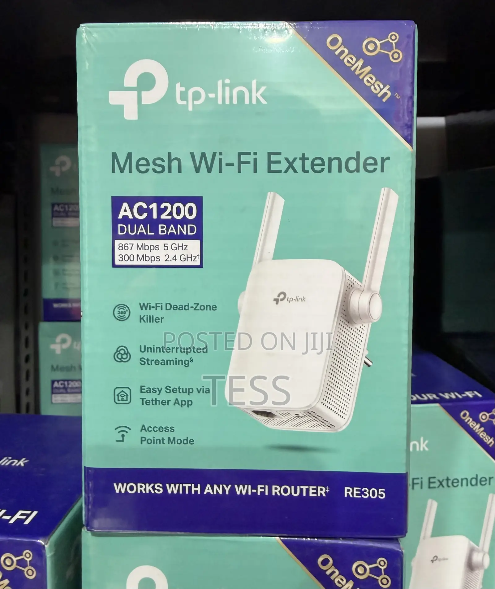 Tp-Link Wifi Range Extender Ac1200 Dual Band Re305