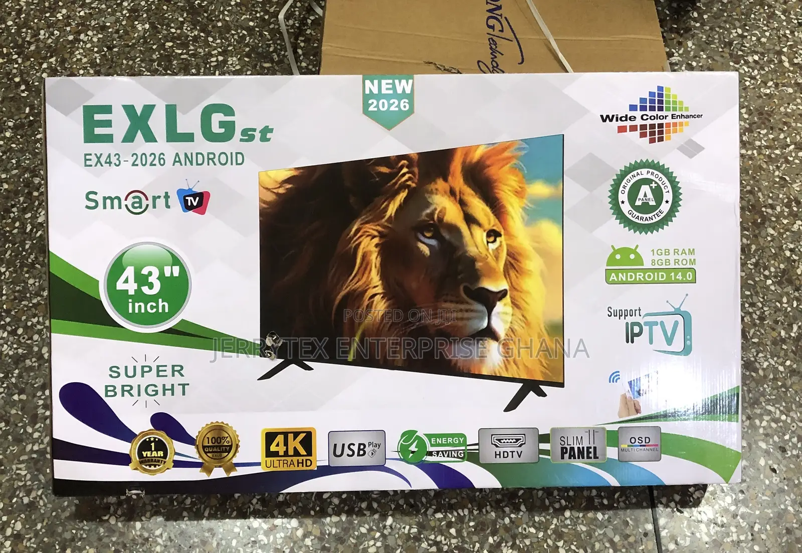 43” Exlg Android Tv