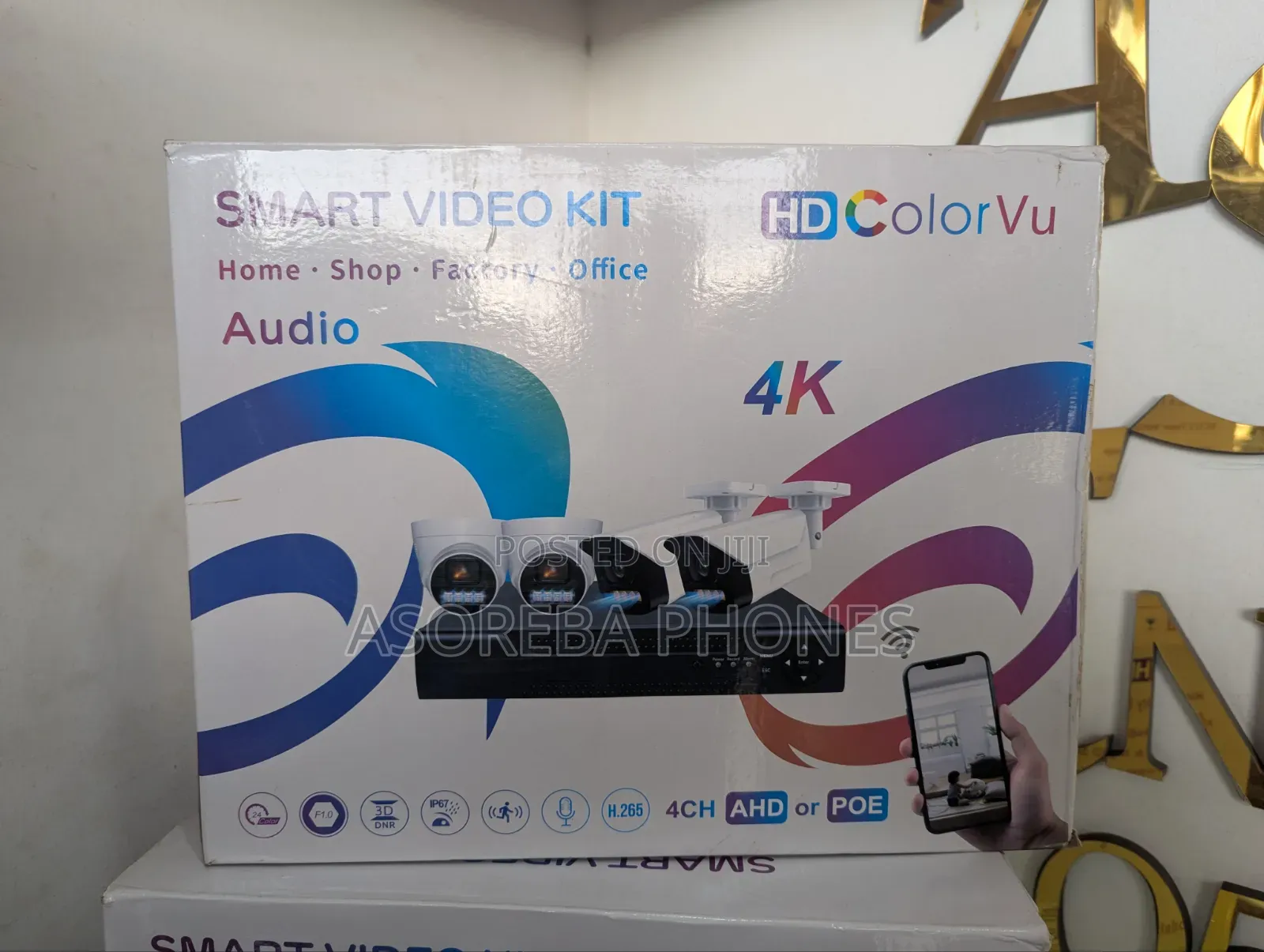 Colorvu Smart Surveillance CCTV Camera 4 Channel With 500gb Hardrive