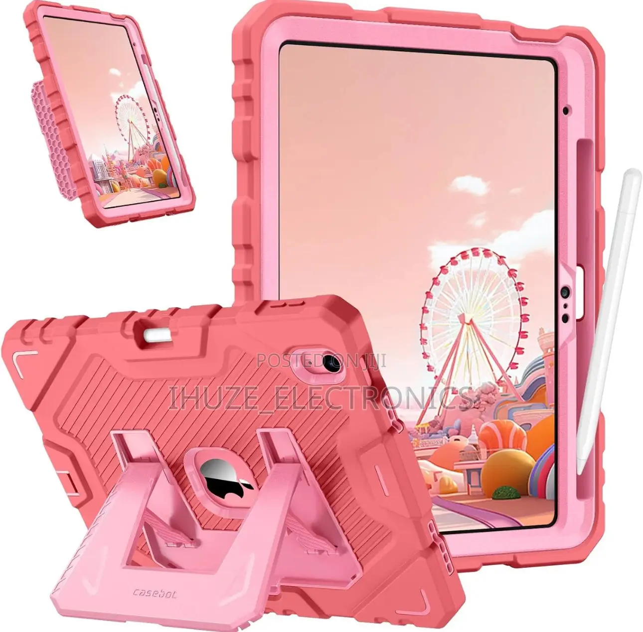Rugged Heavy Duty Case for iPad A16 and 10th Gen (10.9-Inch)