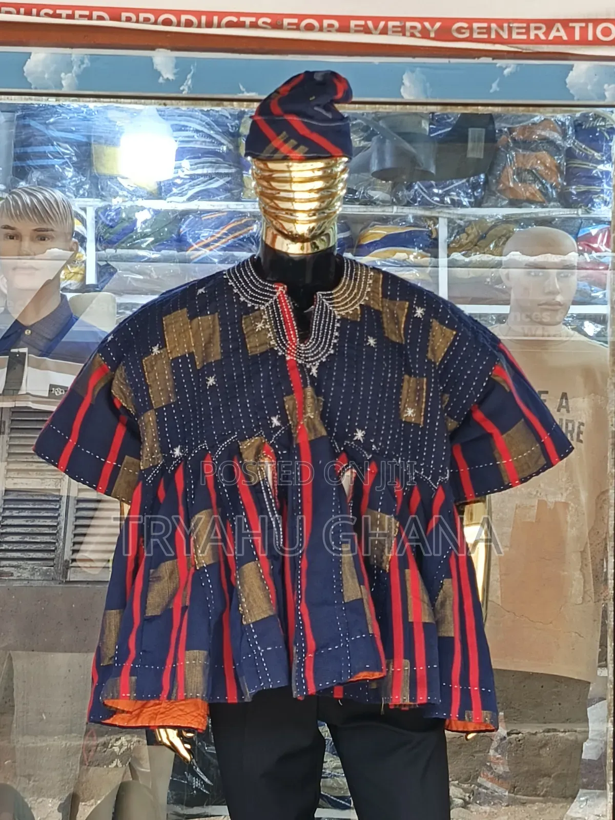 Shop Men's Luxury Fugu – Authentic Batakari for Executive Style-Tryahu