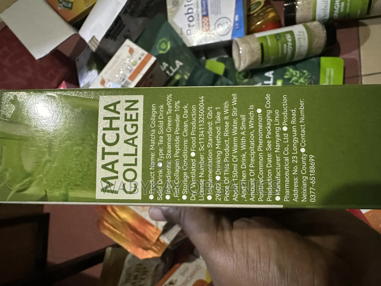 Matcha Collagen Solid Drink