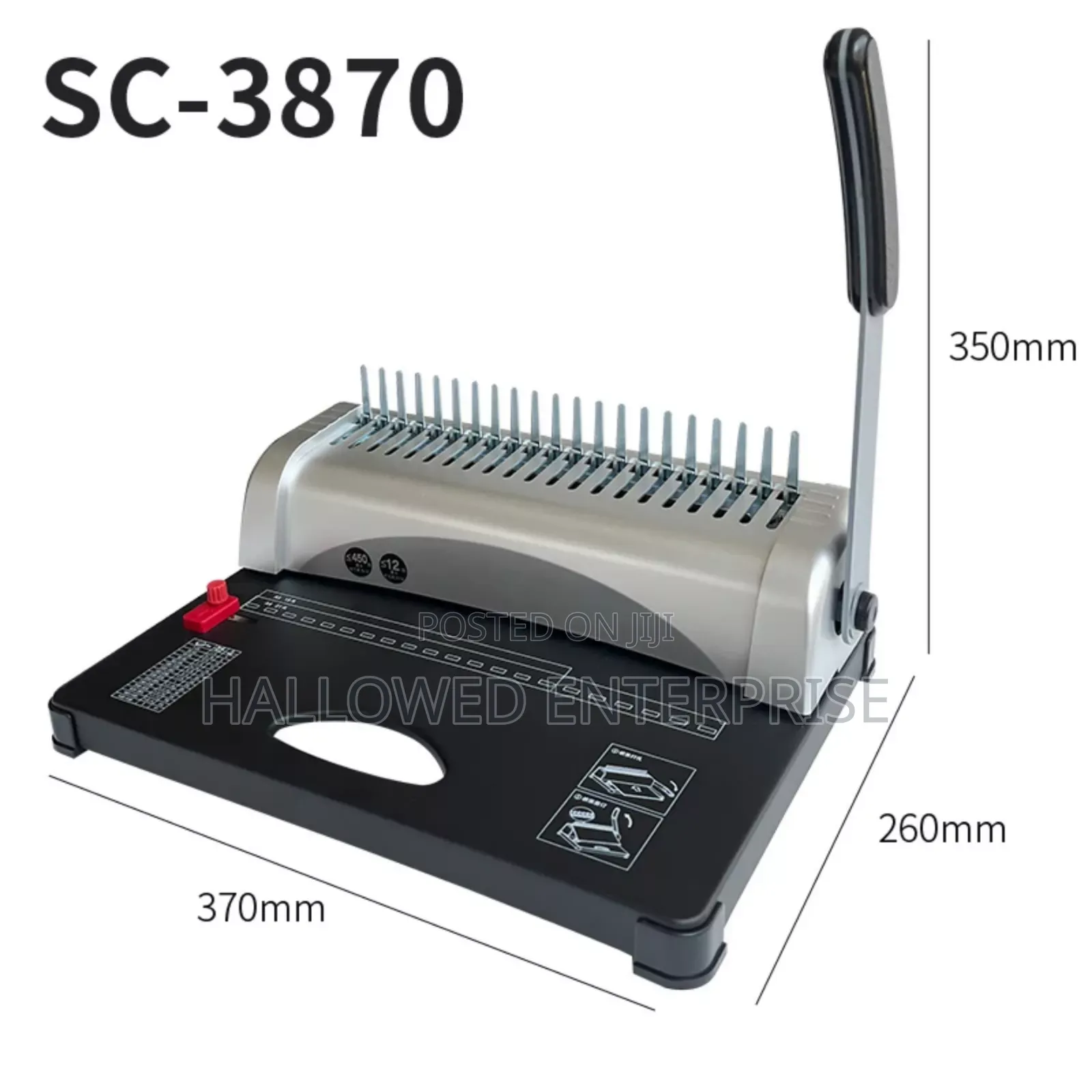 A3/A4 Comb Binding Machine