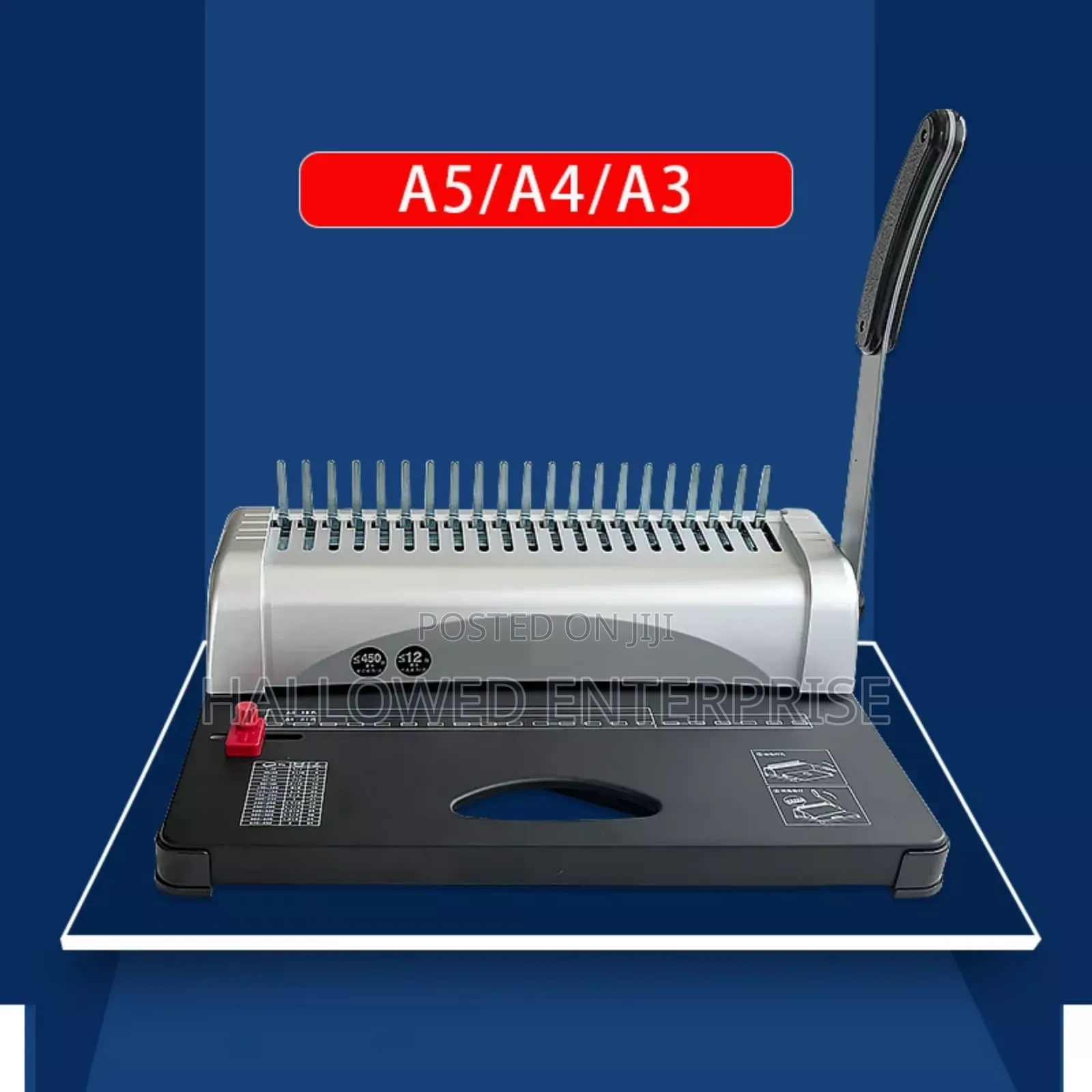 A3/A4 Comb Binding Machine