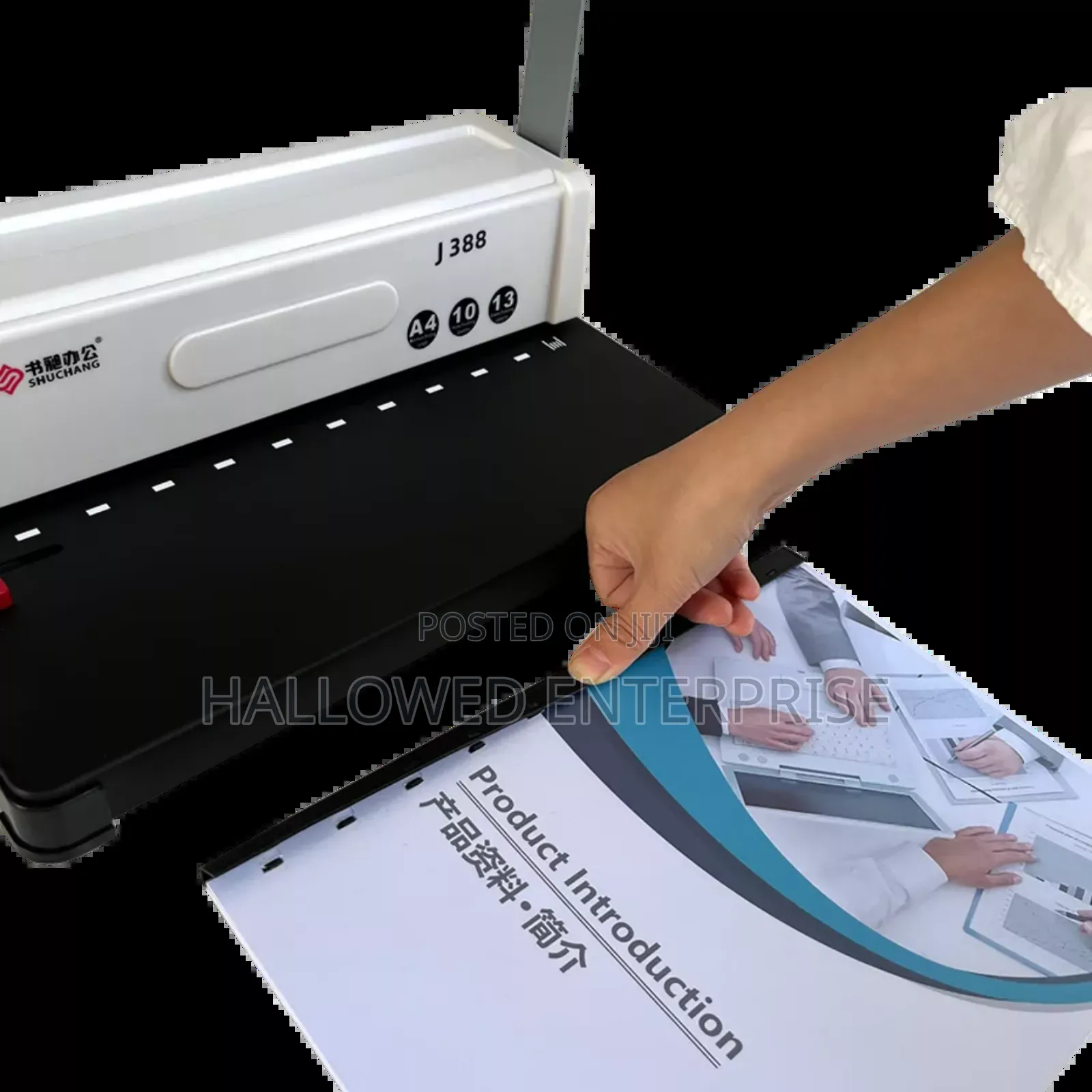 Press Strip Comb Bind Thermal Glue Manual Machine