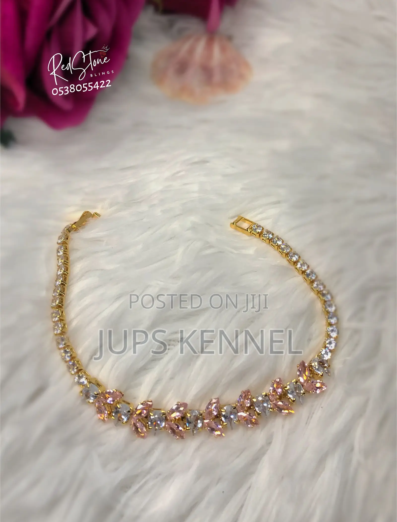 Bracelet (Crystal,Gold)