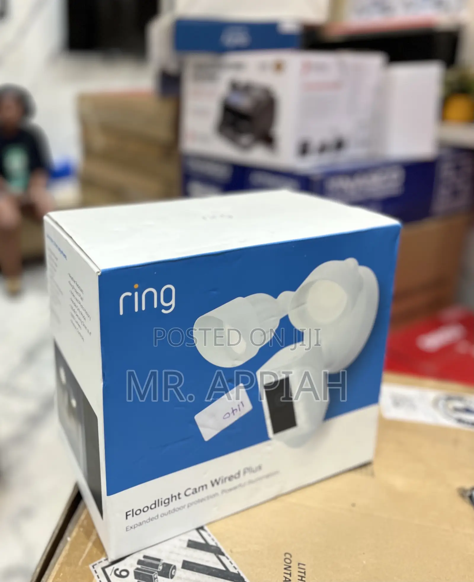 Order Authentic Ring Floodlight Cam Wired Pro(White) 