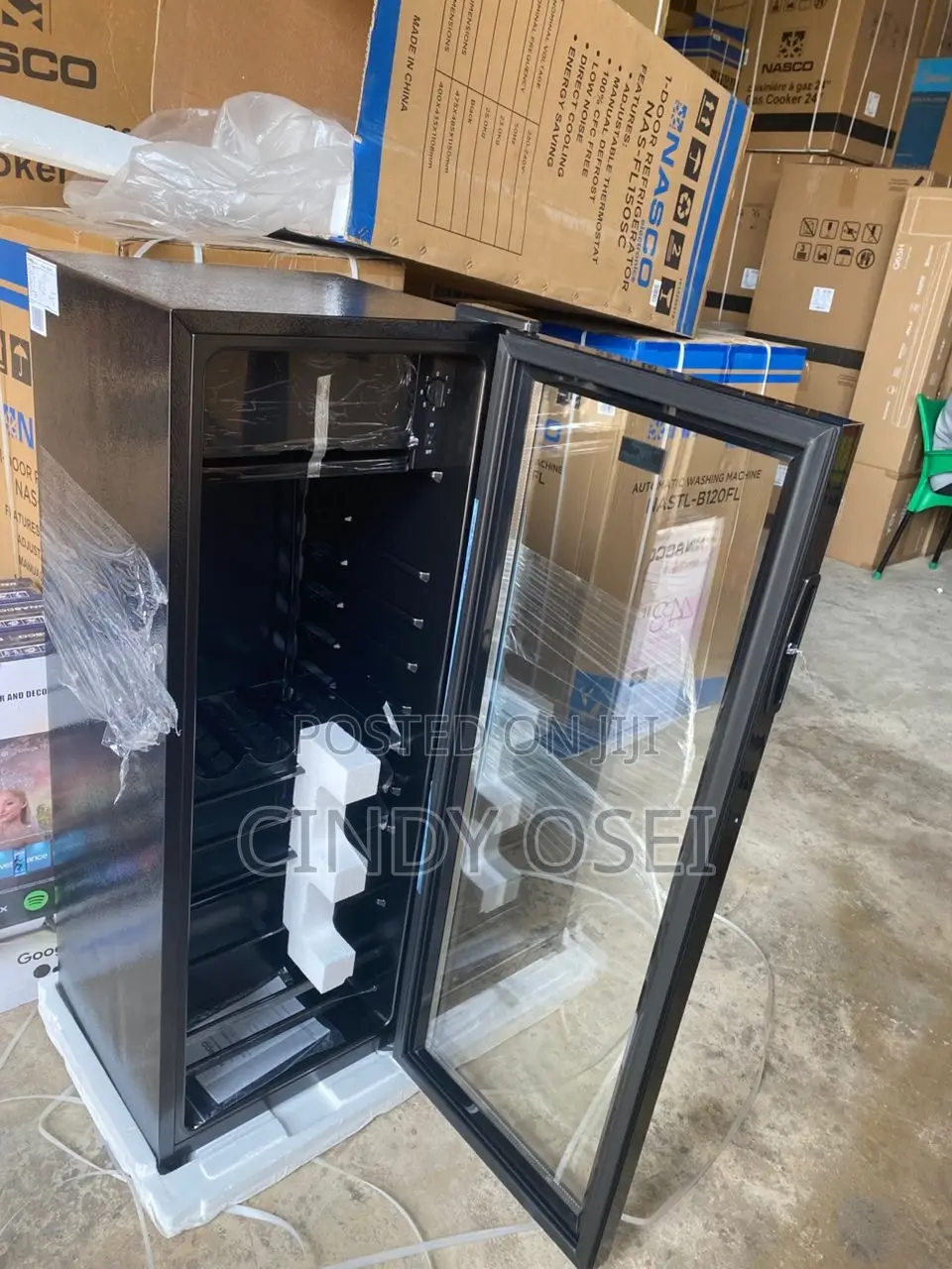Nas-fl150sc Nasco 150liters Display Fridge