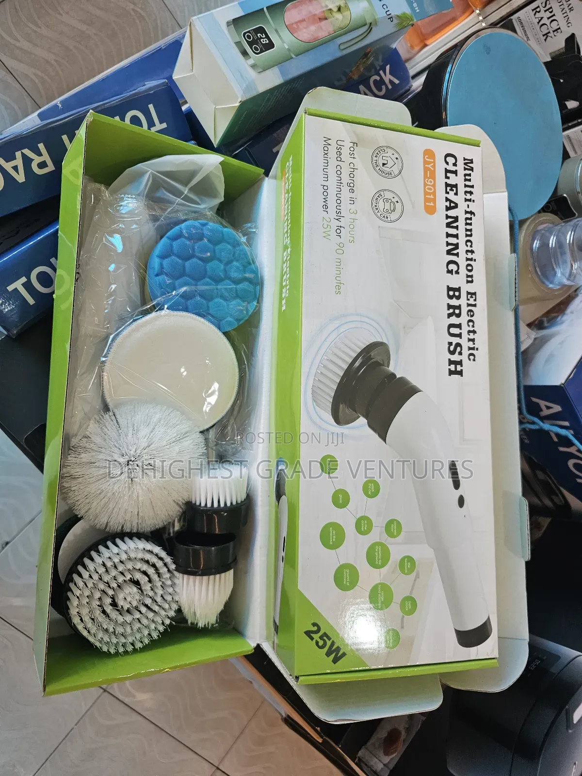 Multi Function Electric Cleaning Brush 9 in 1
