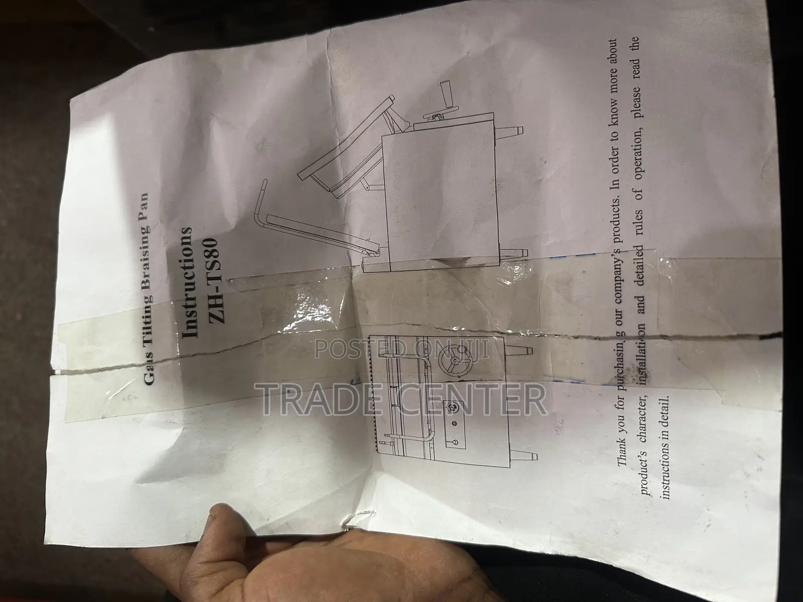 Gas Tilting Braising Pan