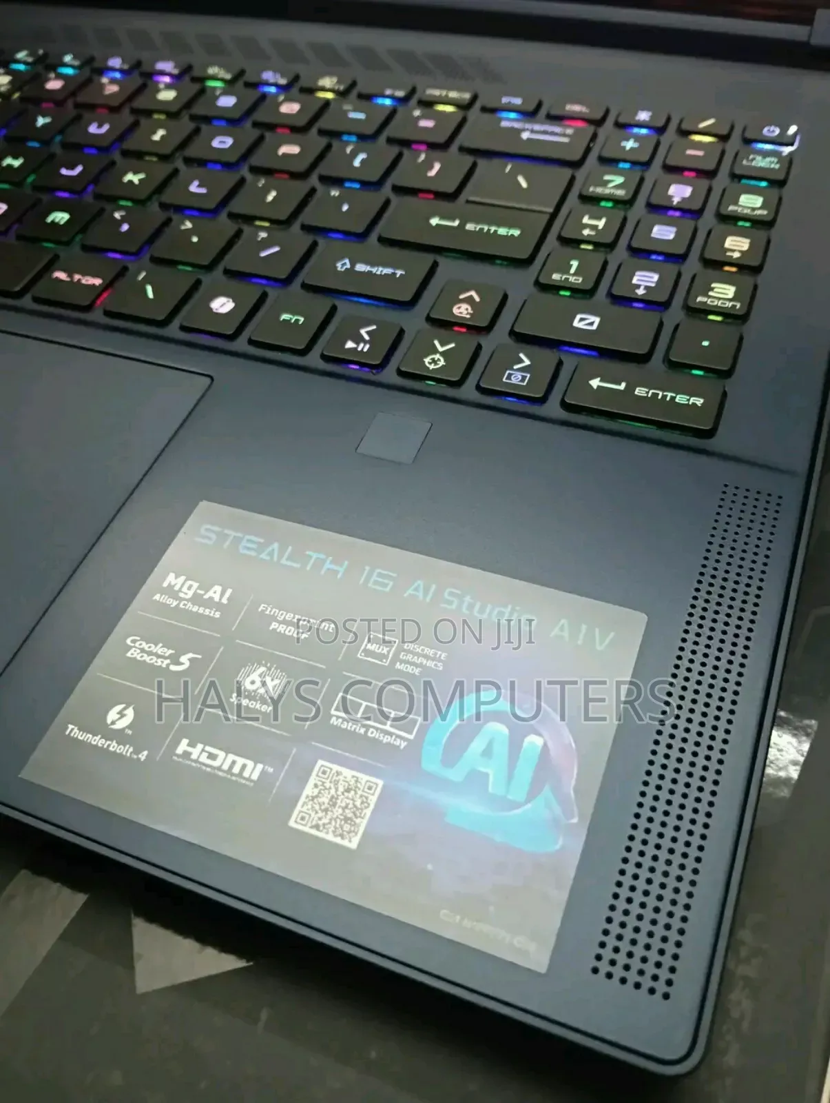 New Laptop MSI Stealth 16 AI Studio 16GB Intel Core 7 SSD 1T