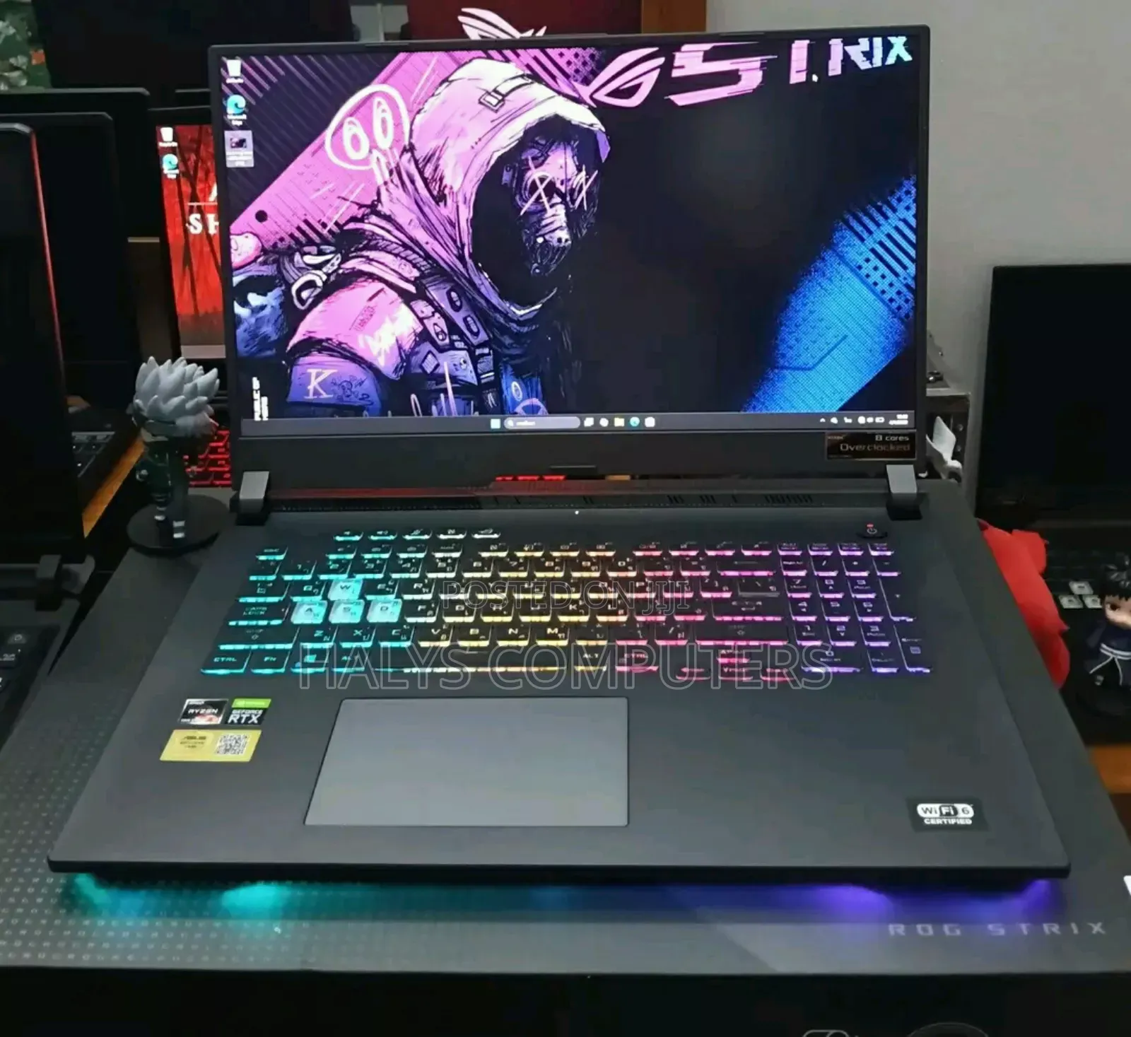 New Laptop Asus ROG Strix G17 16GB Intel Core i7 SSD 1T
