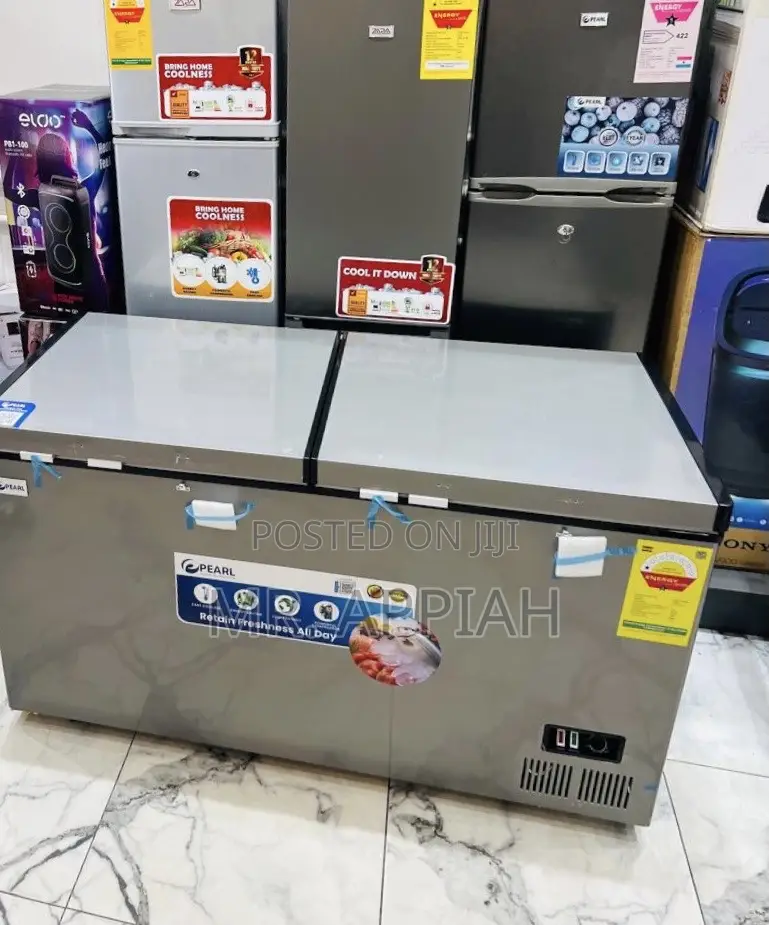 Efficient Pearl PCF-5310-6f. 413l 2 Door Electric Chest Freezer.