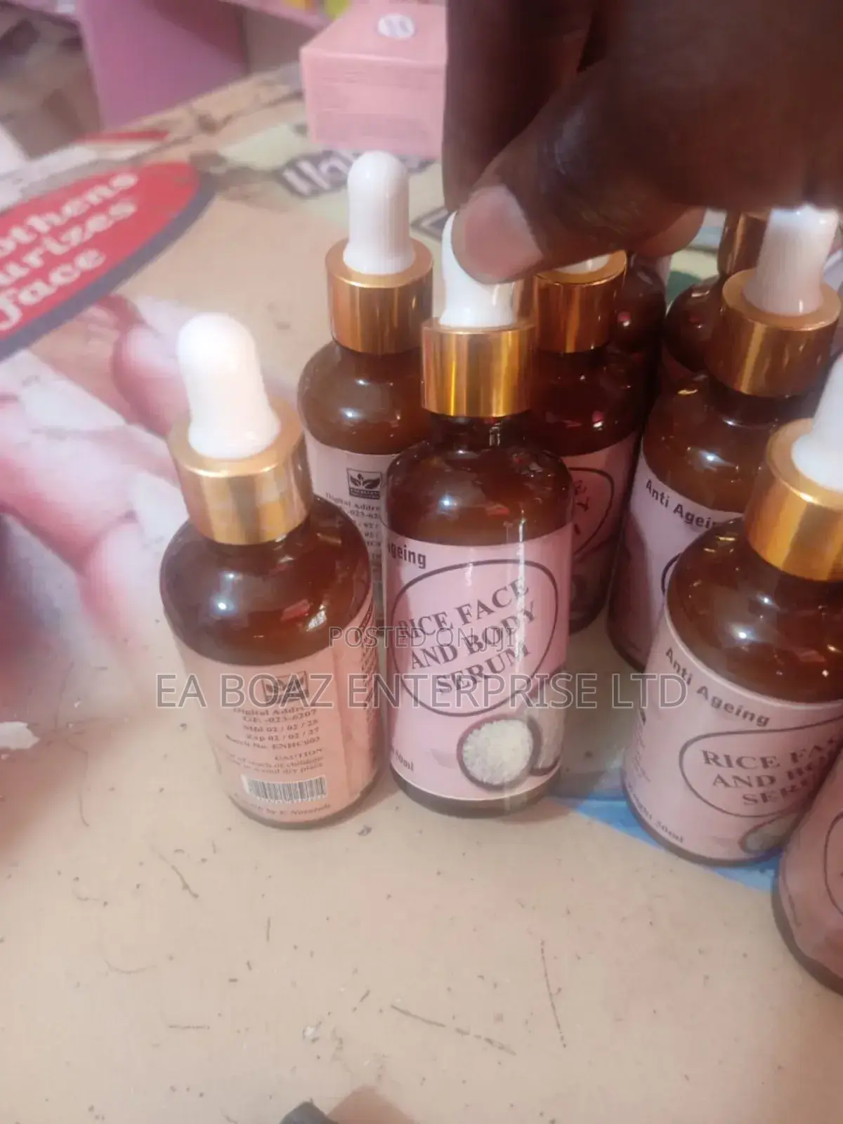 Organic Rice Face And Body Serum- Anti Aging Multifunction
