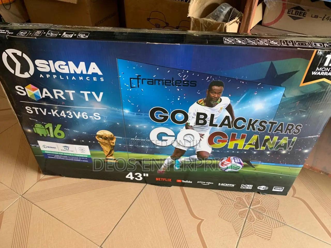 Sigma 43" Smart Led Tv | Netflix Youtube Built-In