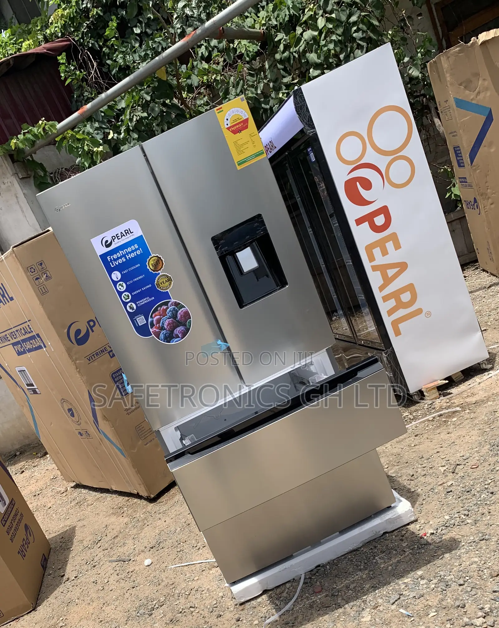 Order Unique Dispenser 4 Doors Pearl 531l Fridge (Pf-702mdixwd-2b)