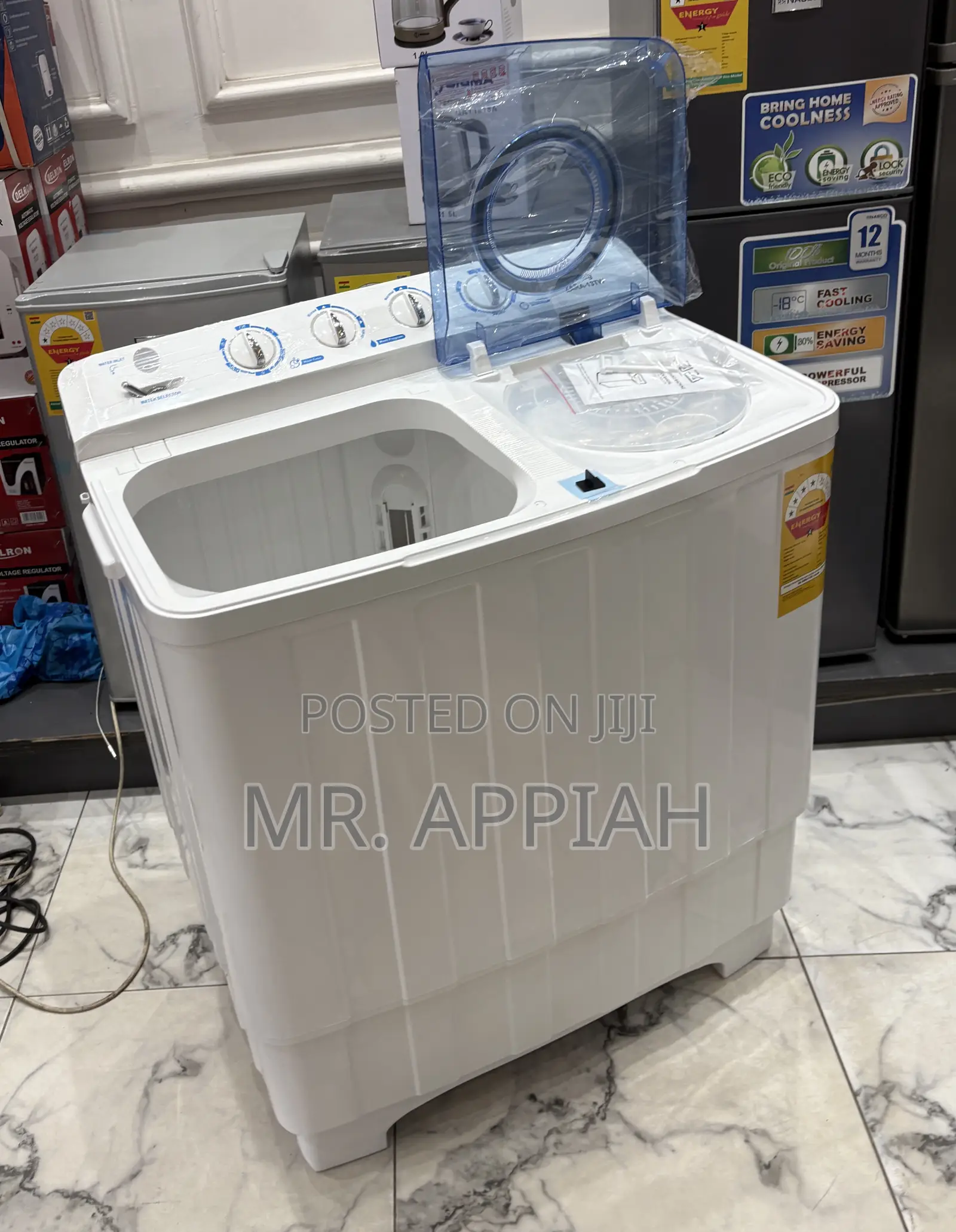 Get Premium Zara 13kg Semi-Auto Washing Machine With Transparent Lid