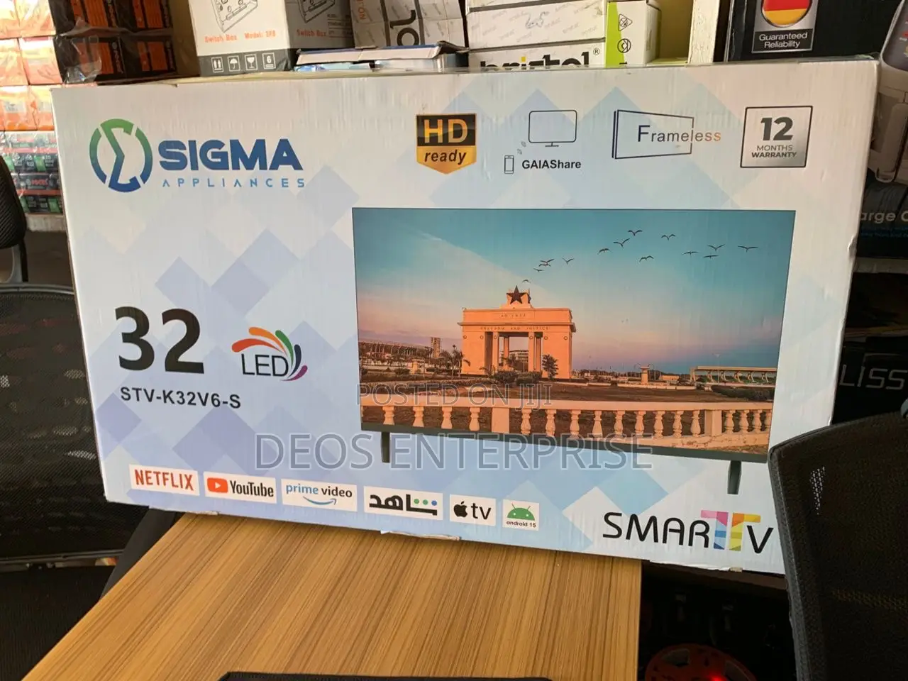 Sigma 32 Hd Led Tv Immersive Home Cinema Display Screen