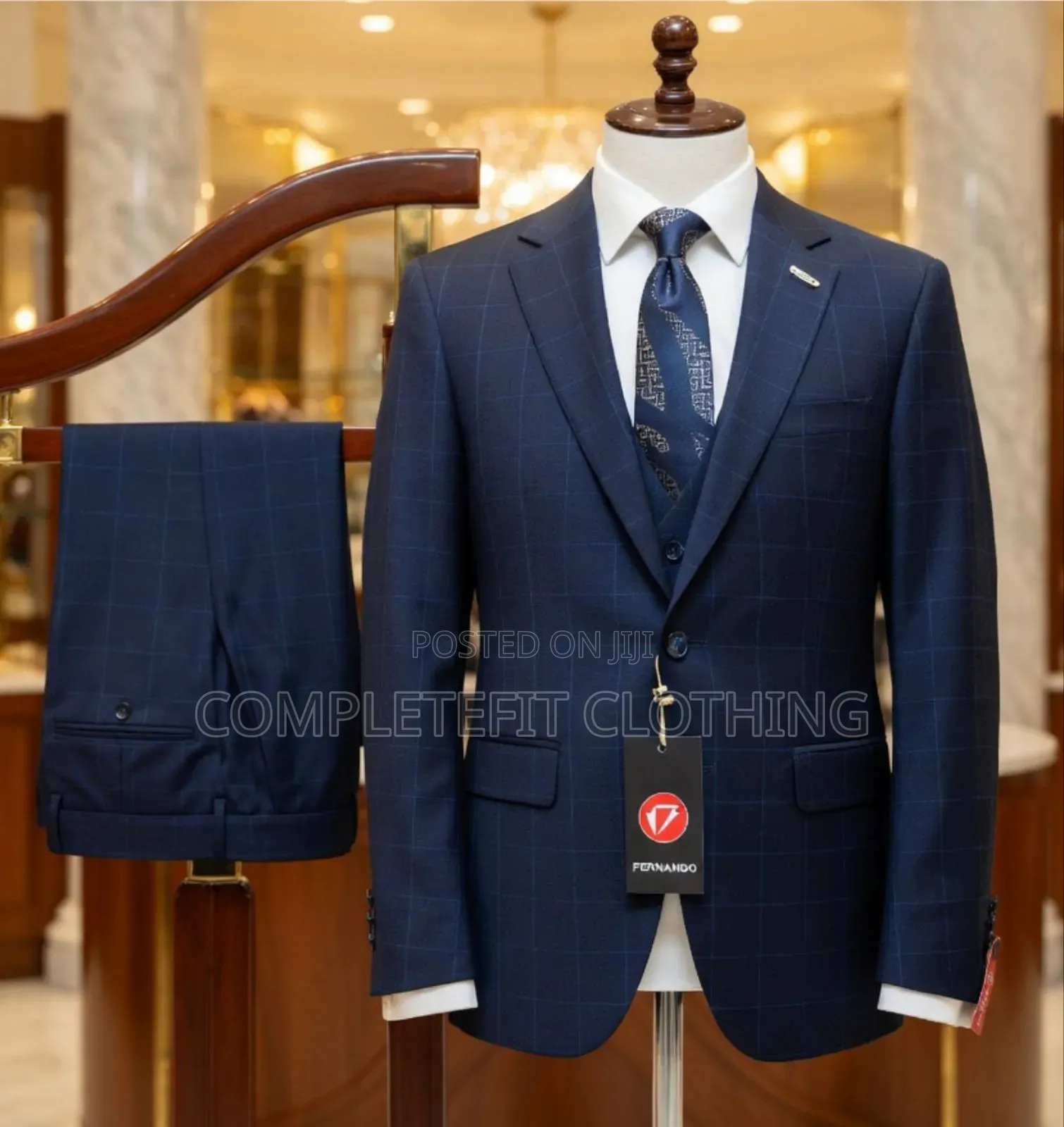 3 PCS Stripes Suits Available for Men