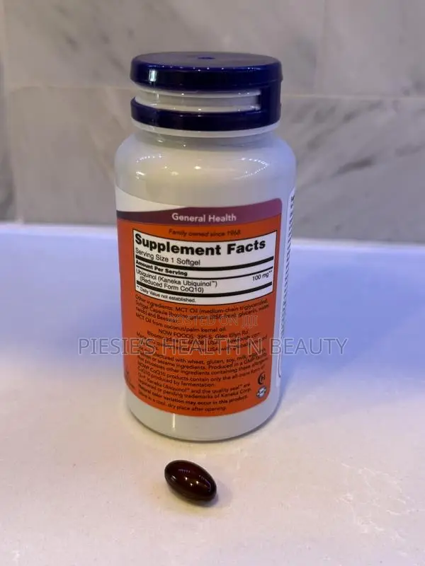 Now Foods Ubiquinol 100 Mg, (The Active Form Of Coq10), 60 Softgels