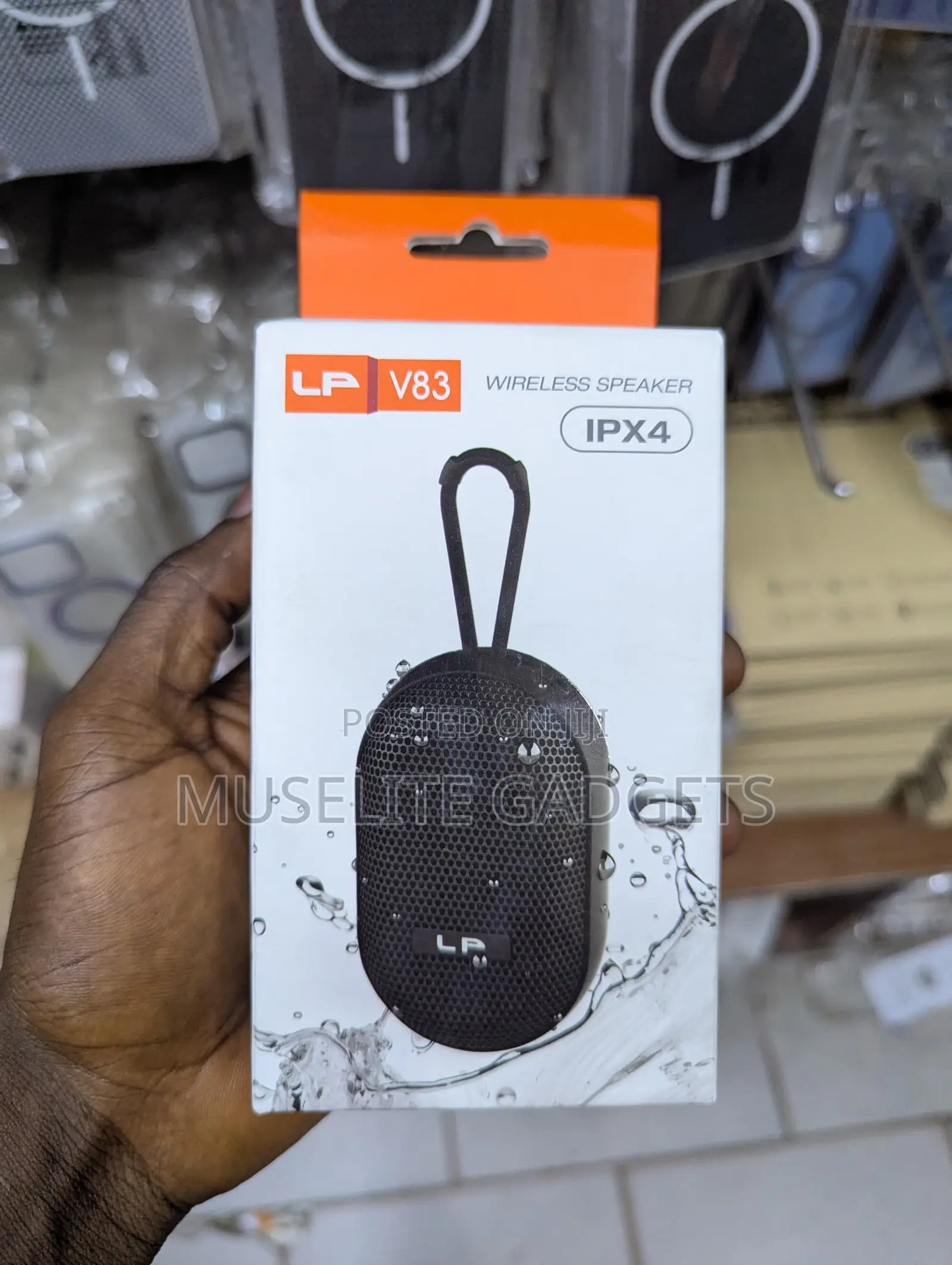 Lp V83 Portable Bluetooth Speaker - Loud Sound, Deep Bass, Wireless