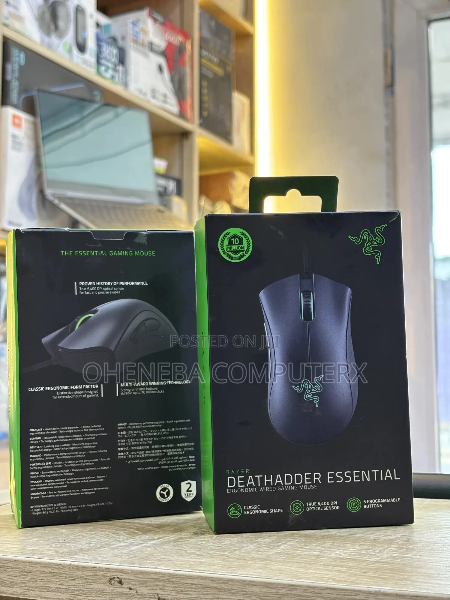 Razer Deathadder Essential Wired Gaming Mouse 6400dpi