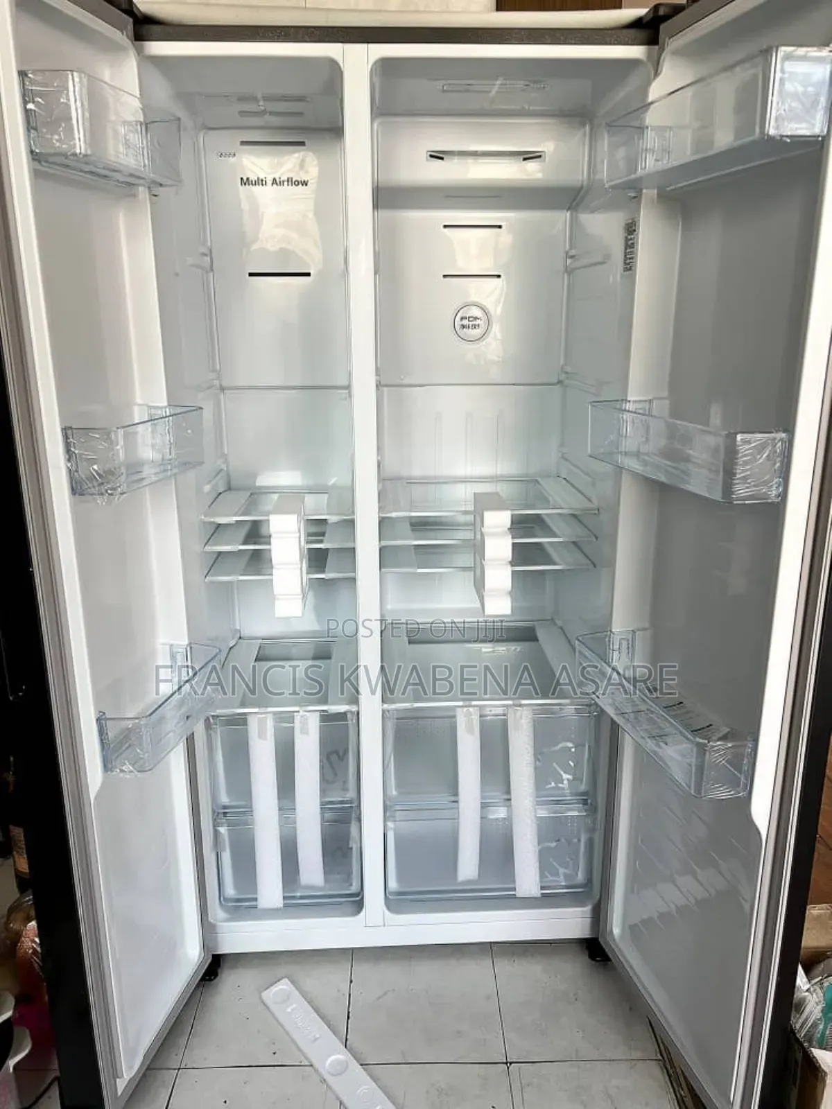 Hisense Side by Side Refrigerator - 550litres
