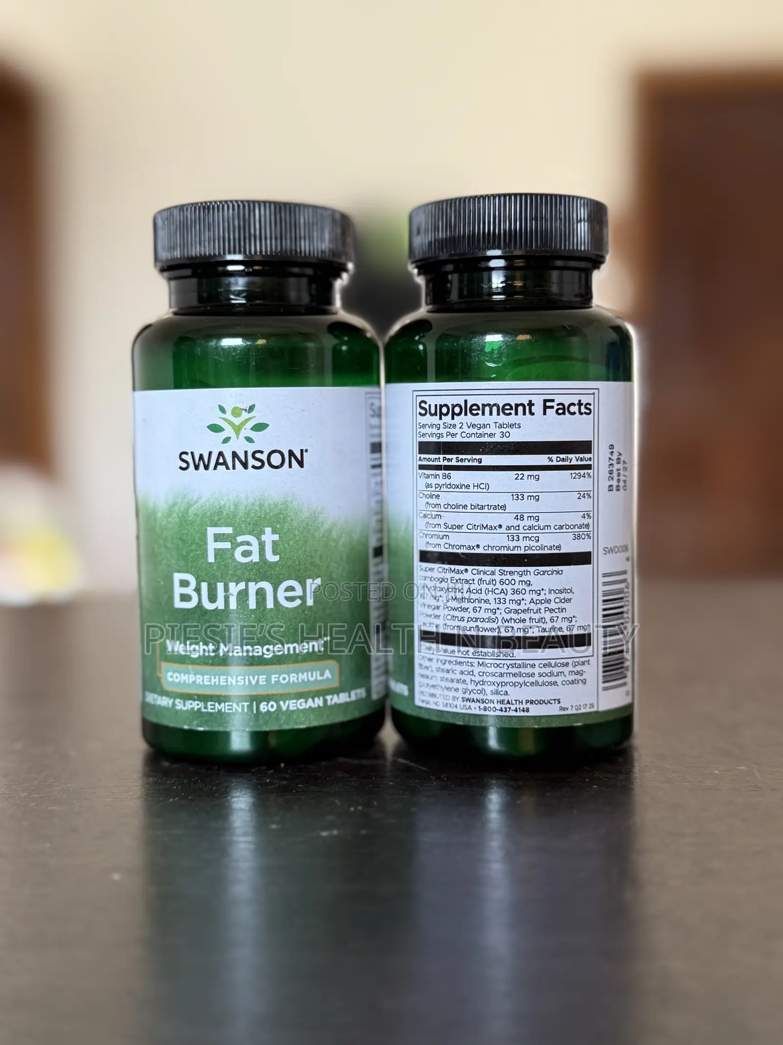 Swanson Diet Fat Burner (60 Tablets)