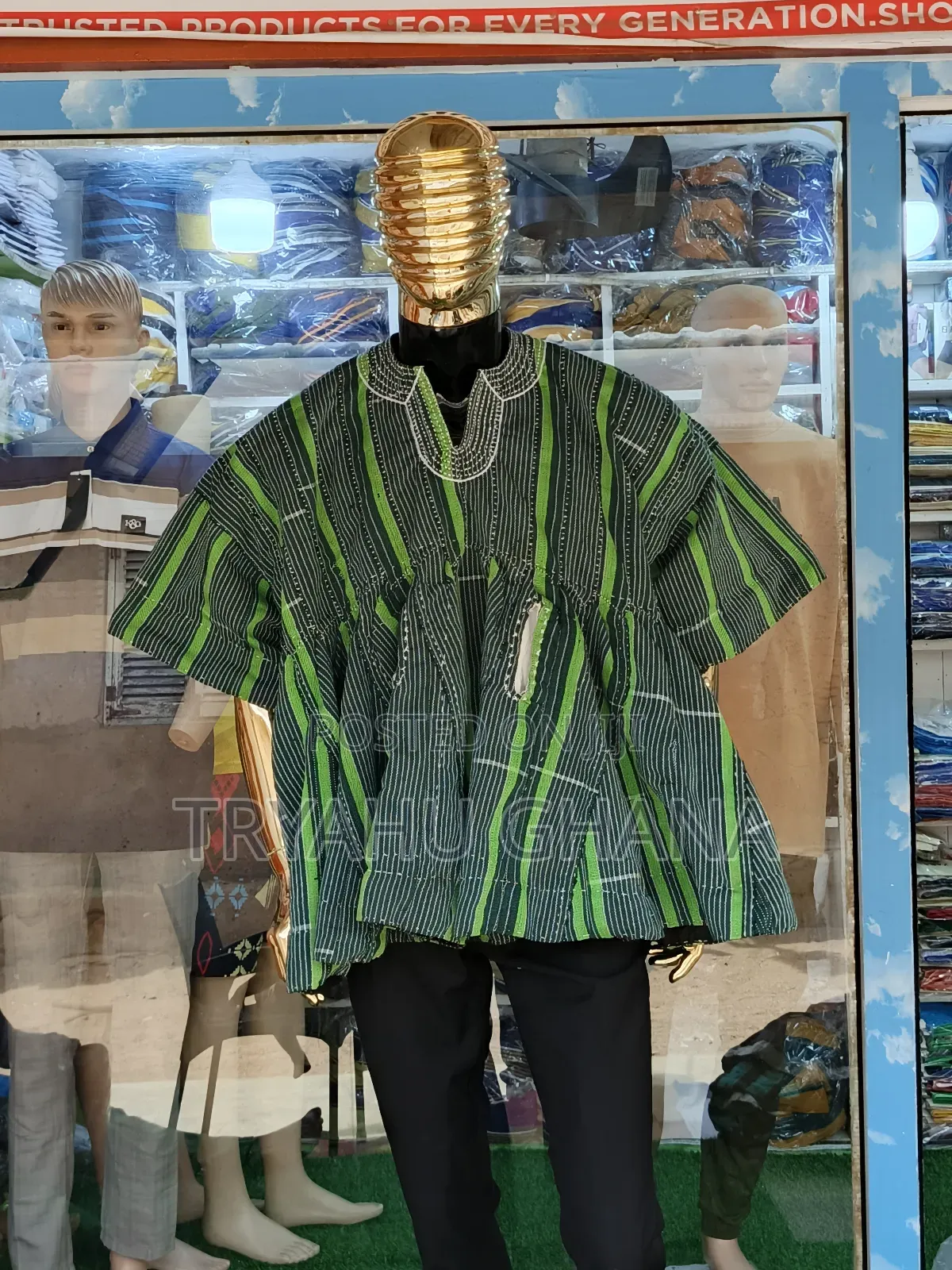 Shop New Amazing Original Ghanaian Batakari Smocks in Accra at Tryahu