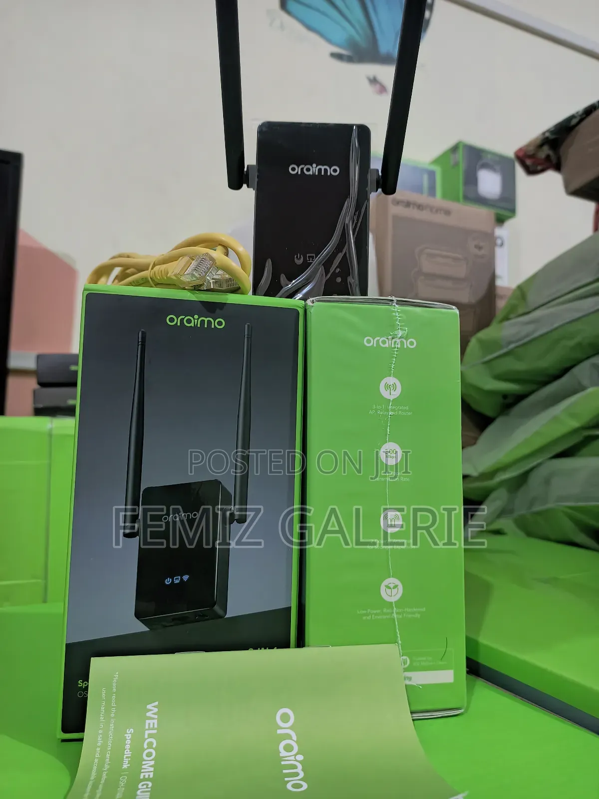 Oraimo Speedlink Access Point, Repeater, Router 3in1 Wifi Range Extend