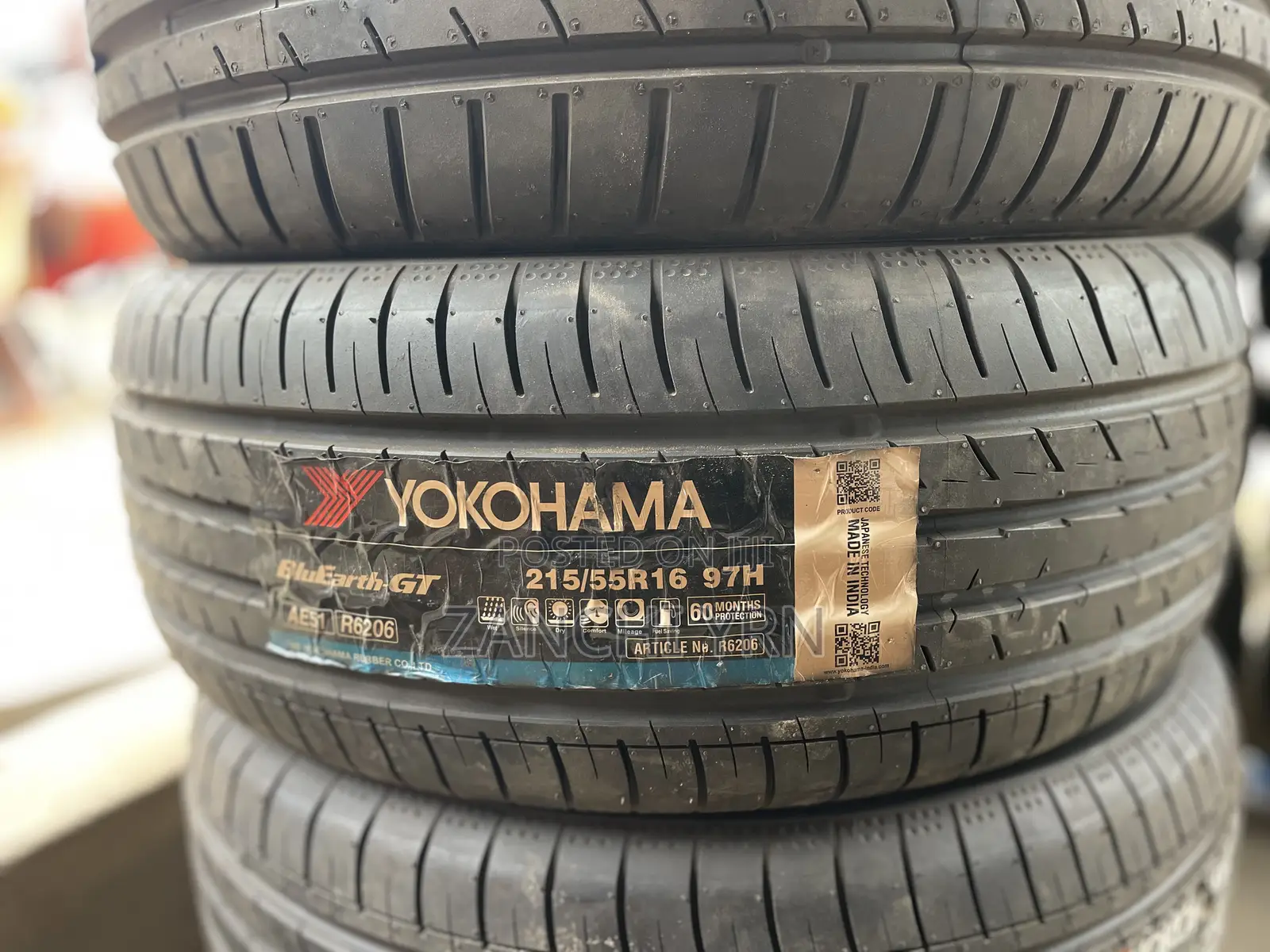215/55r16 97h,Yokohama Bluearth Gt