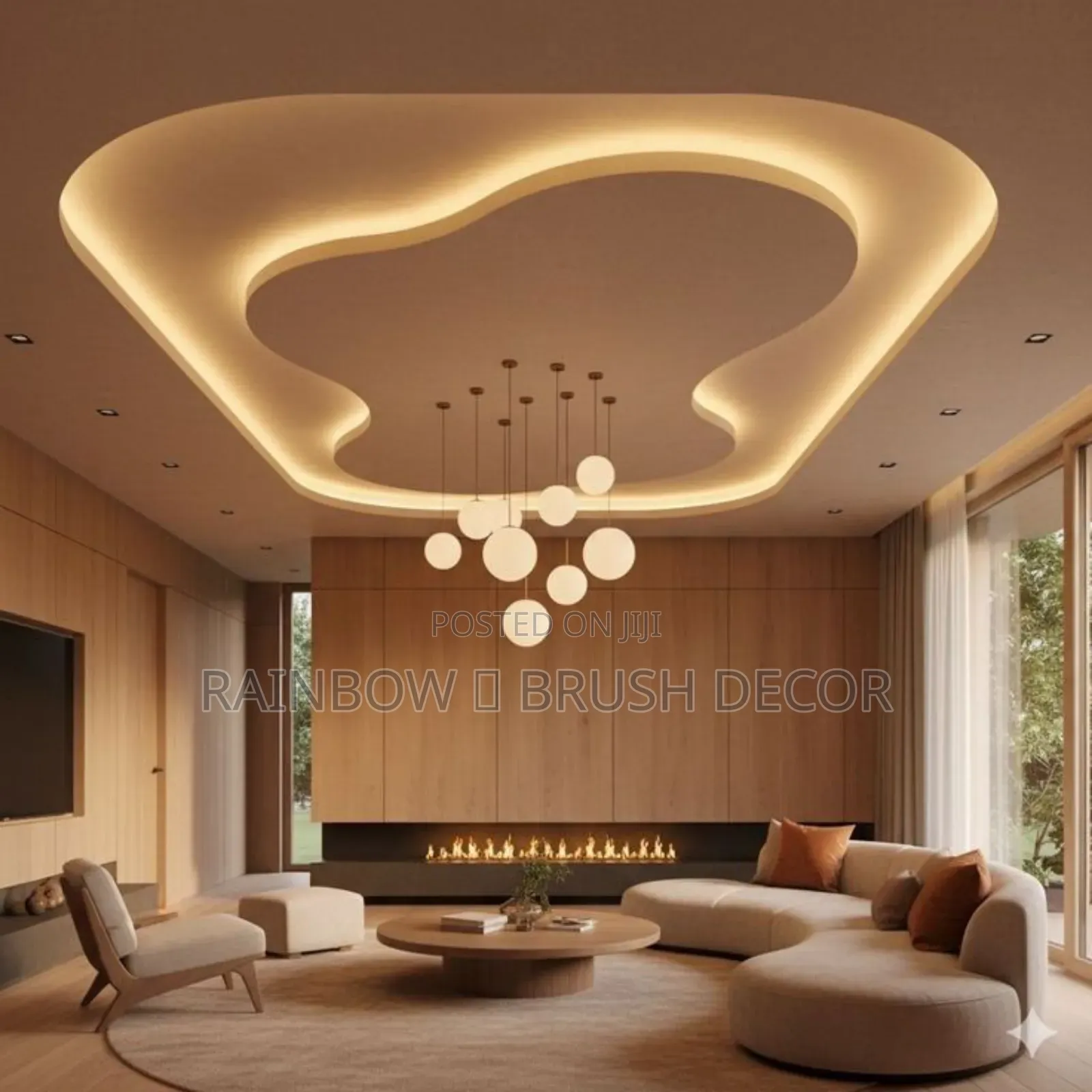 Modern Plasterboard Ceiling