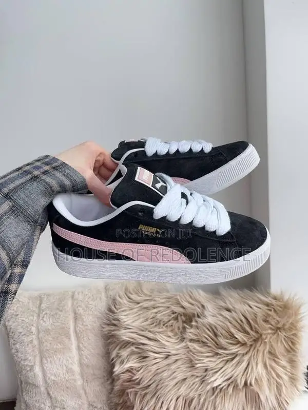 Puma Suede Xl Pink/Black Sneakers