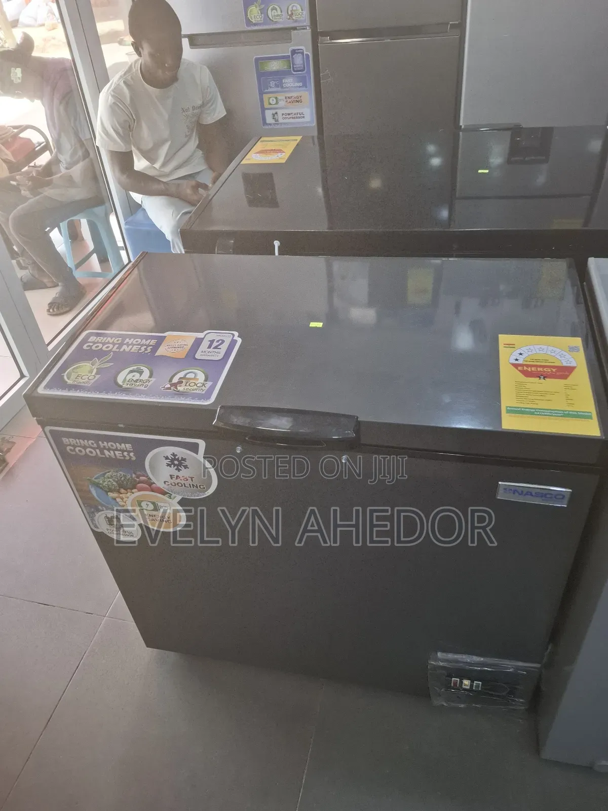 Nasco Chest Freezer 200litres Gray Colour Available